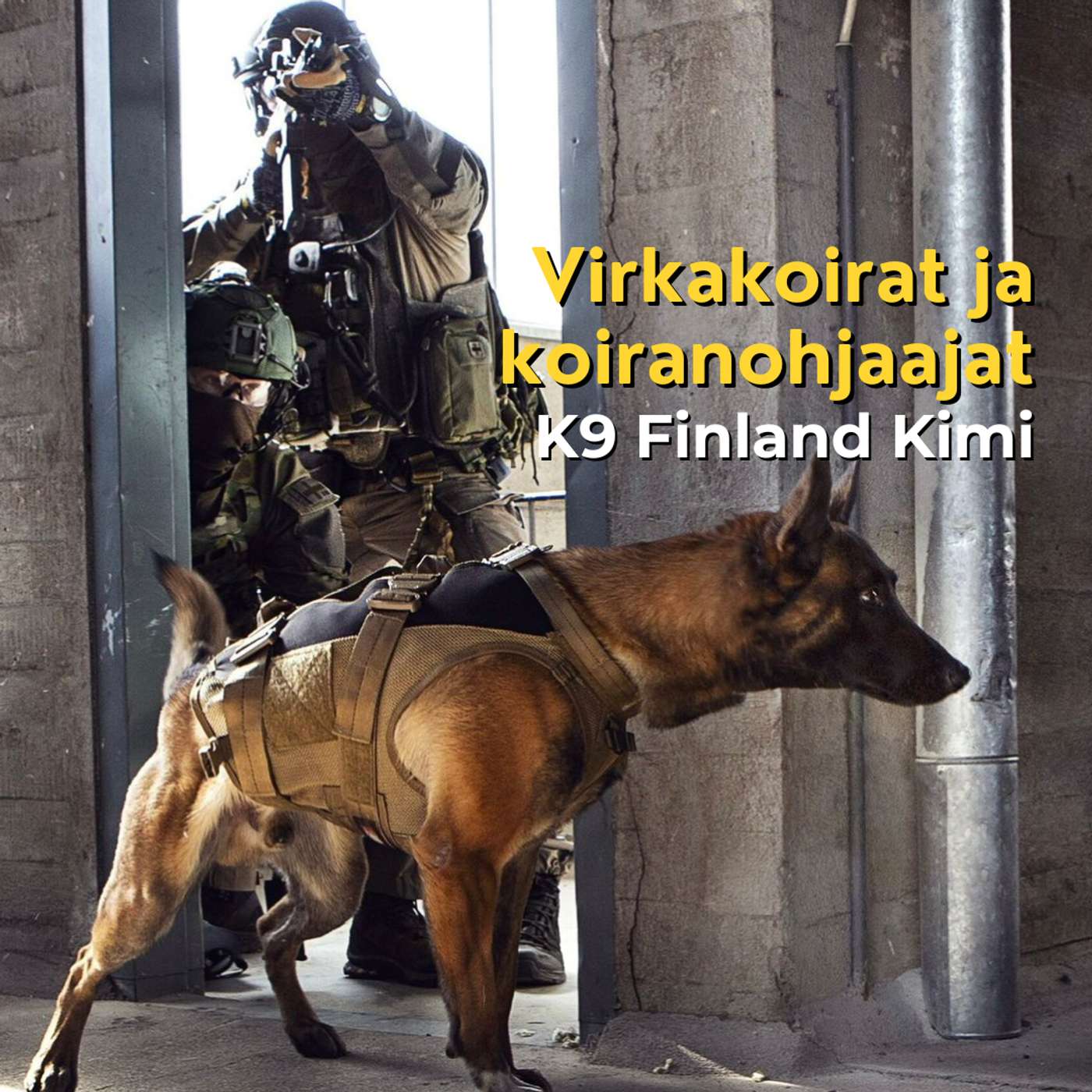 Virkakoirat ja koiranohjaajat - K9 Finland Kimi artwork