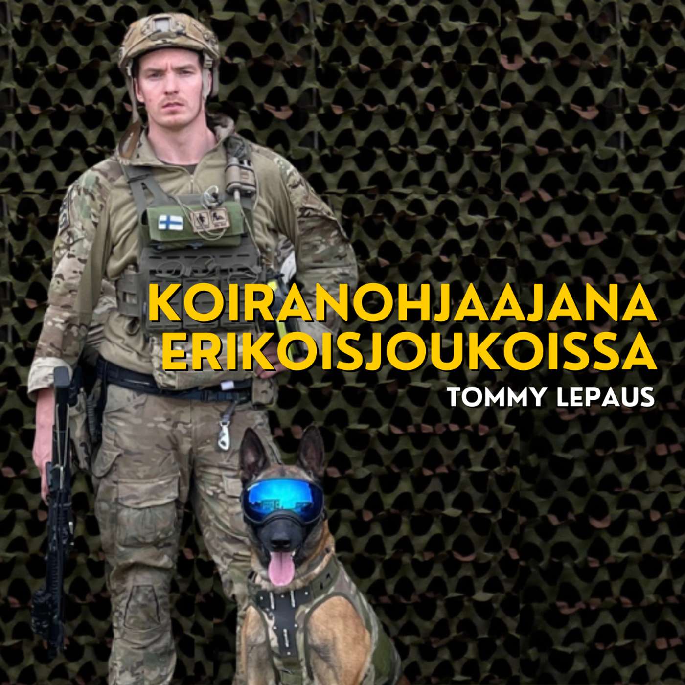 Koiranohjaajana erikoisjoukoissa - Tommy Lepaus artwork
