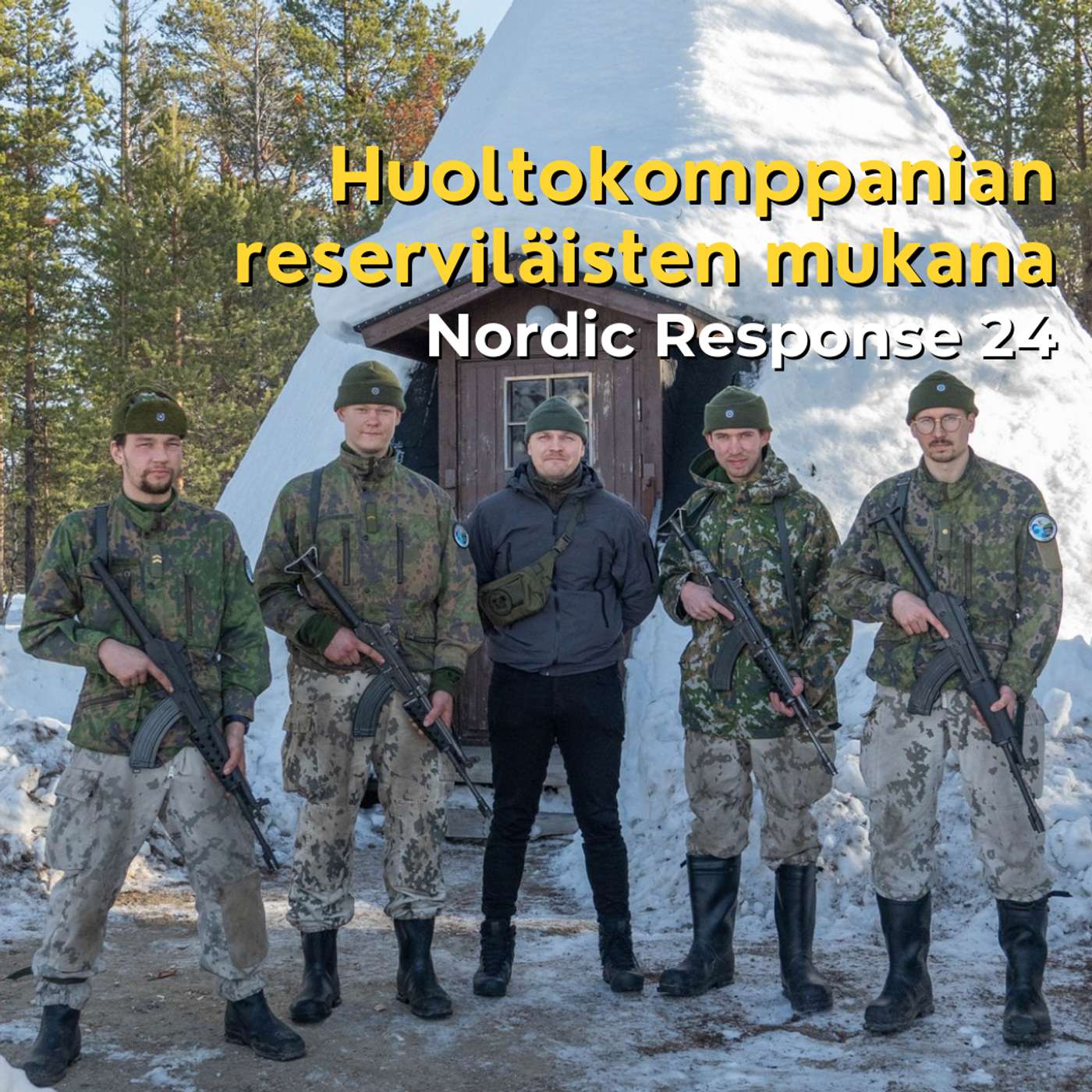 Huoltokomppanian reserviläisten mukana Nordic Response -harjoituksessa! artwork