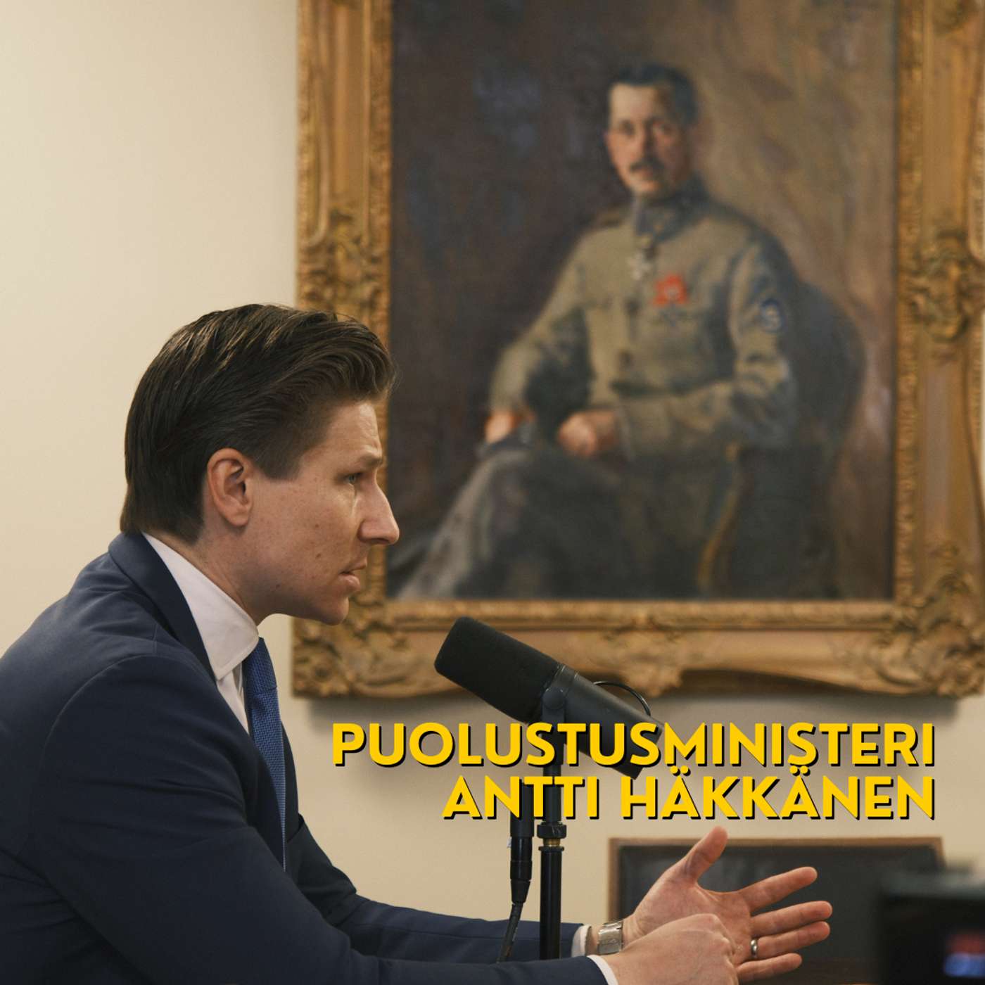 Puolustusministeri Antti Häkkänen: Suomen puolustuksen tila, droonien torjunta ja reserviläisyys artwork