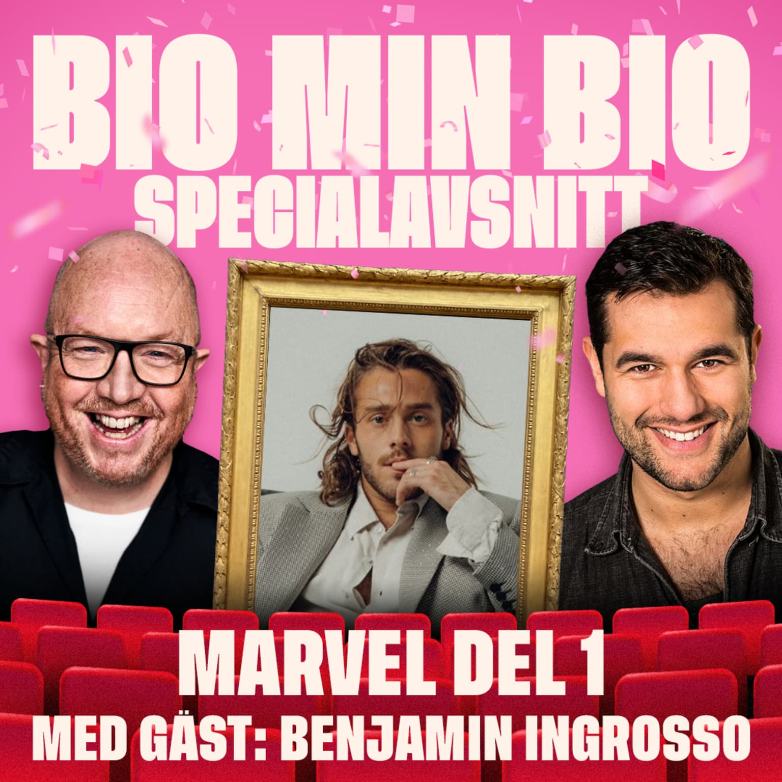 45. – Specialavsnitt – MARVEL del 1 – med gäst: Benjamin Ingrosso artwork