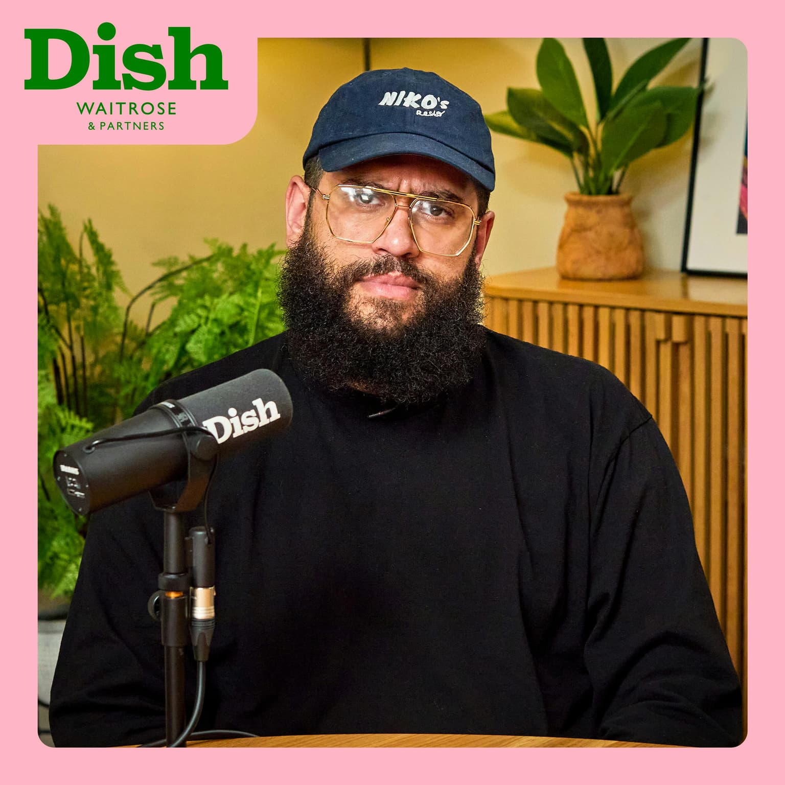 Jamali Maddix, spiced whole chicken with herby rice, ice cream and a Grüner Veltliner artwork