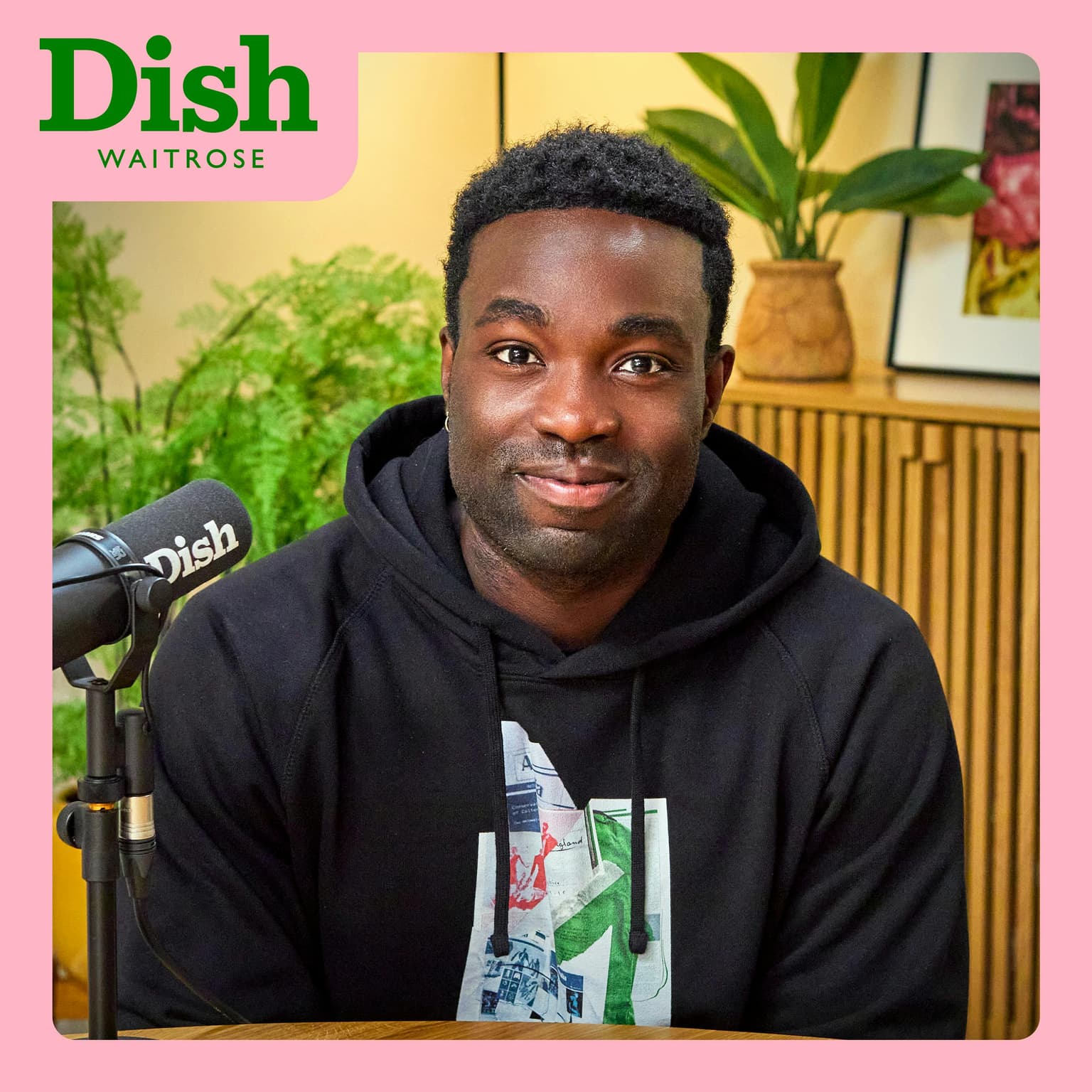 Paapa Essiedu can’t resist our spicy prawn tacos with rhubarb and scotch bonnet salsa artwork