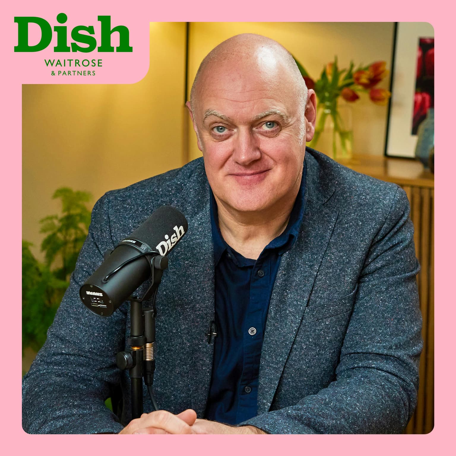 Dara Ó Briain, chicken karahi, profiteroles and a primitivo artwork