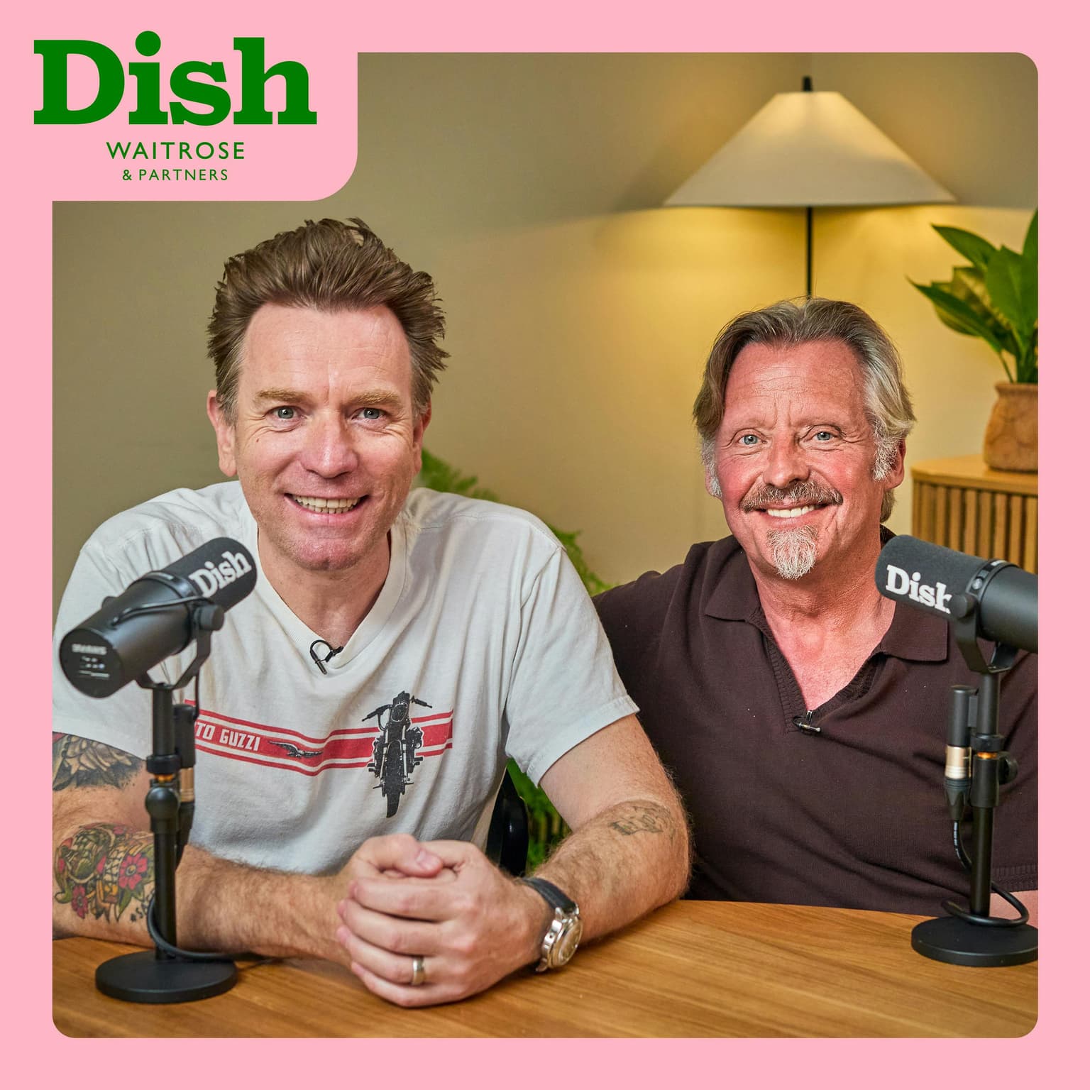 Ewan McGregor, Charley Boorman, tomahawk steak and a Cabernet Sauvignon artwork