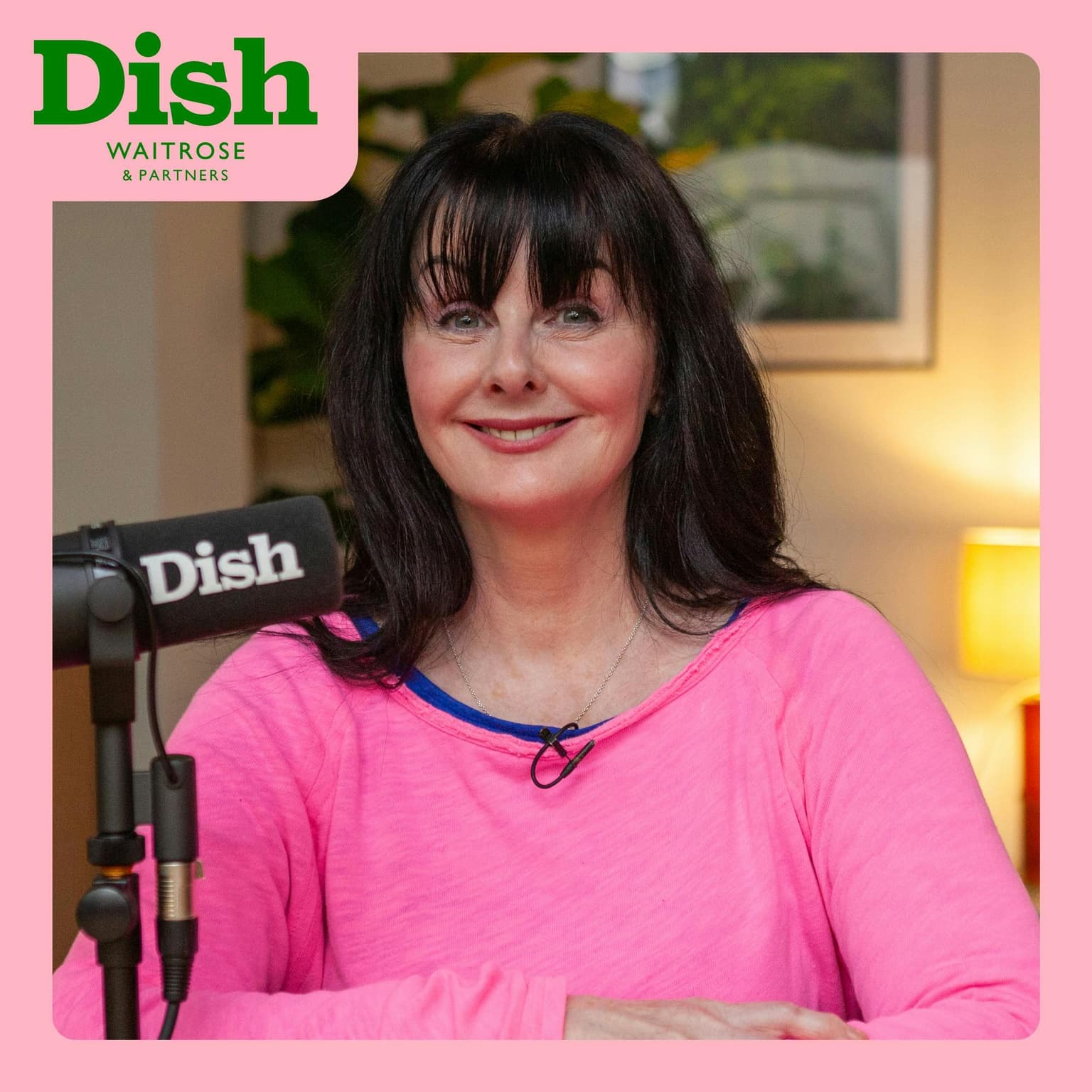 Marian Keyes, carrot tarte tatin and purple sprouting broccoli artwork
