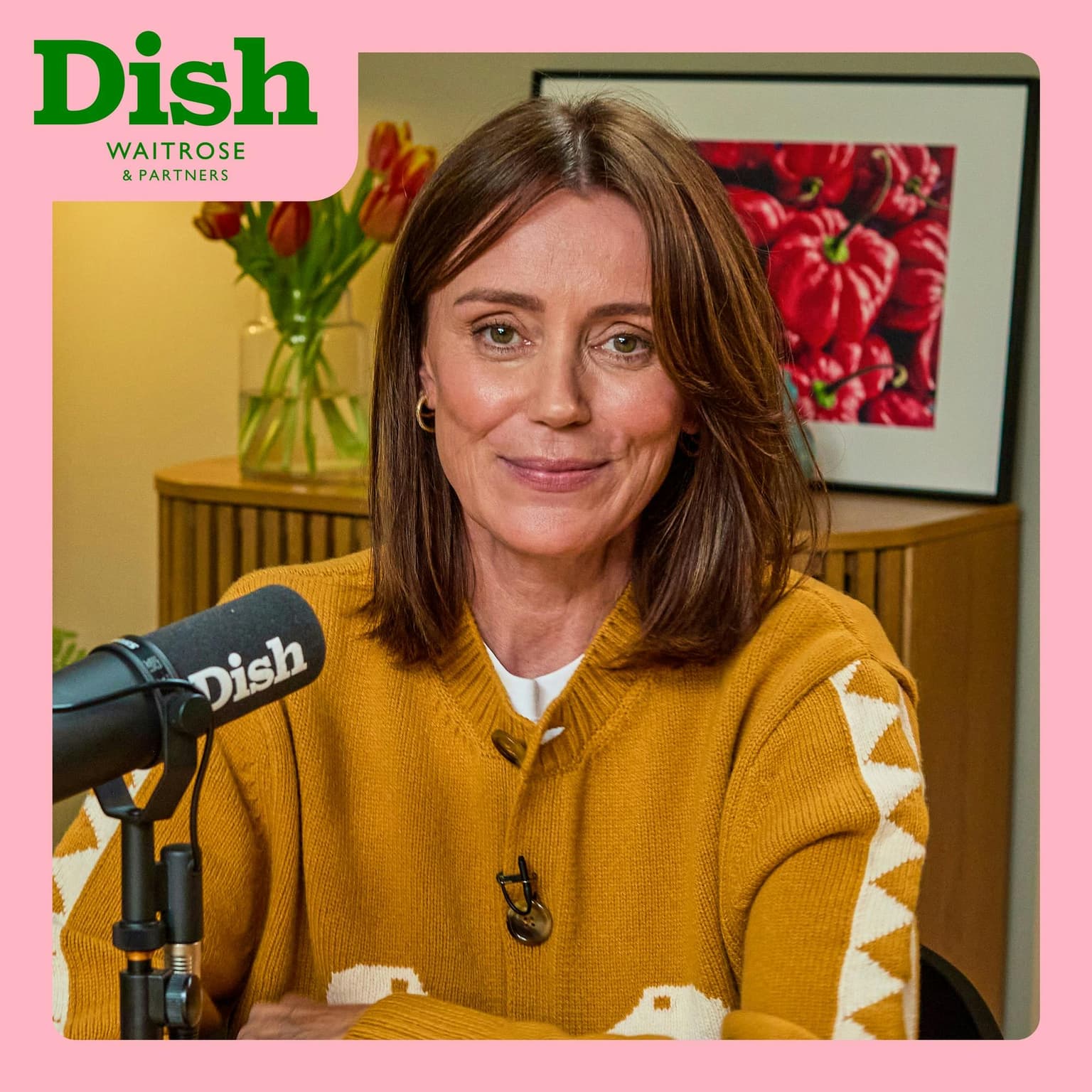 Keeley Hawes, slow-cooked beef rib ragù and a Primitivo artwork