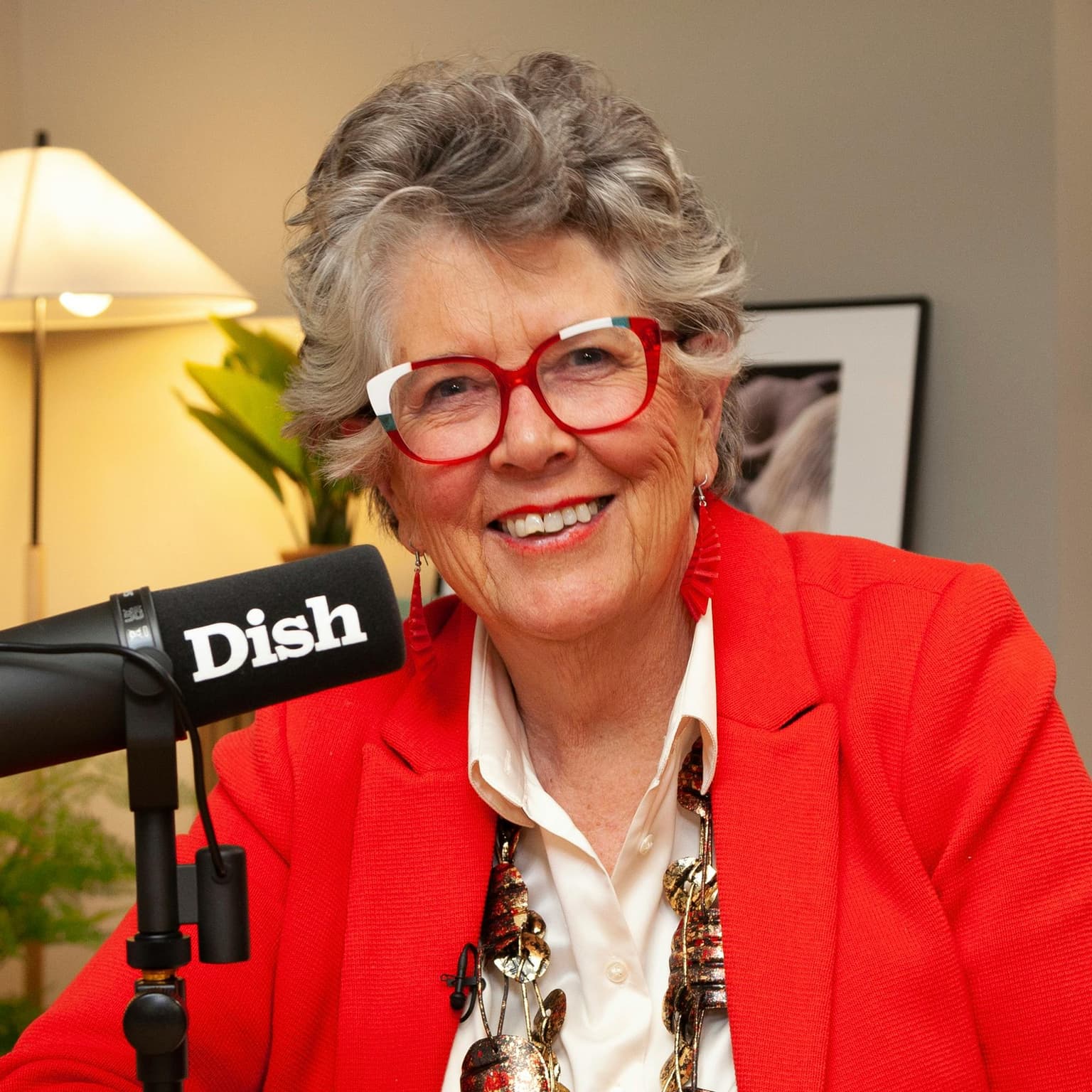Dame Prue Leith, Jeremy Lee’s spring salmagundi and herby rack of lamb artwork