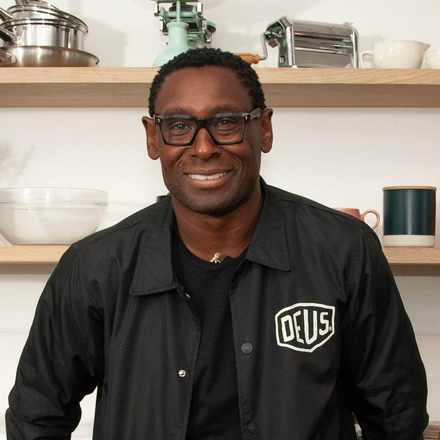 David Harewood, a steak sandwich and fries artwork