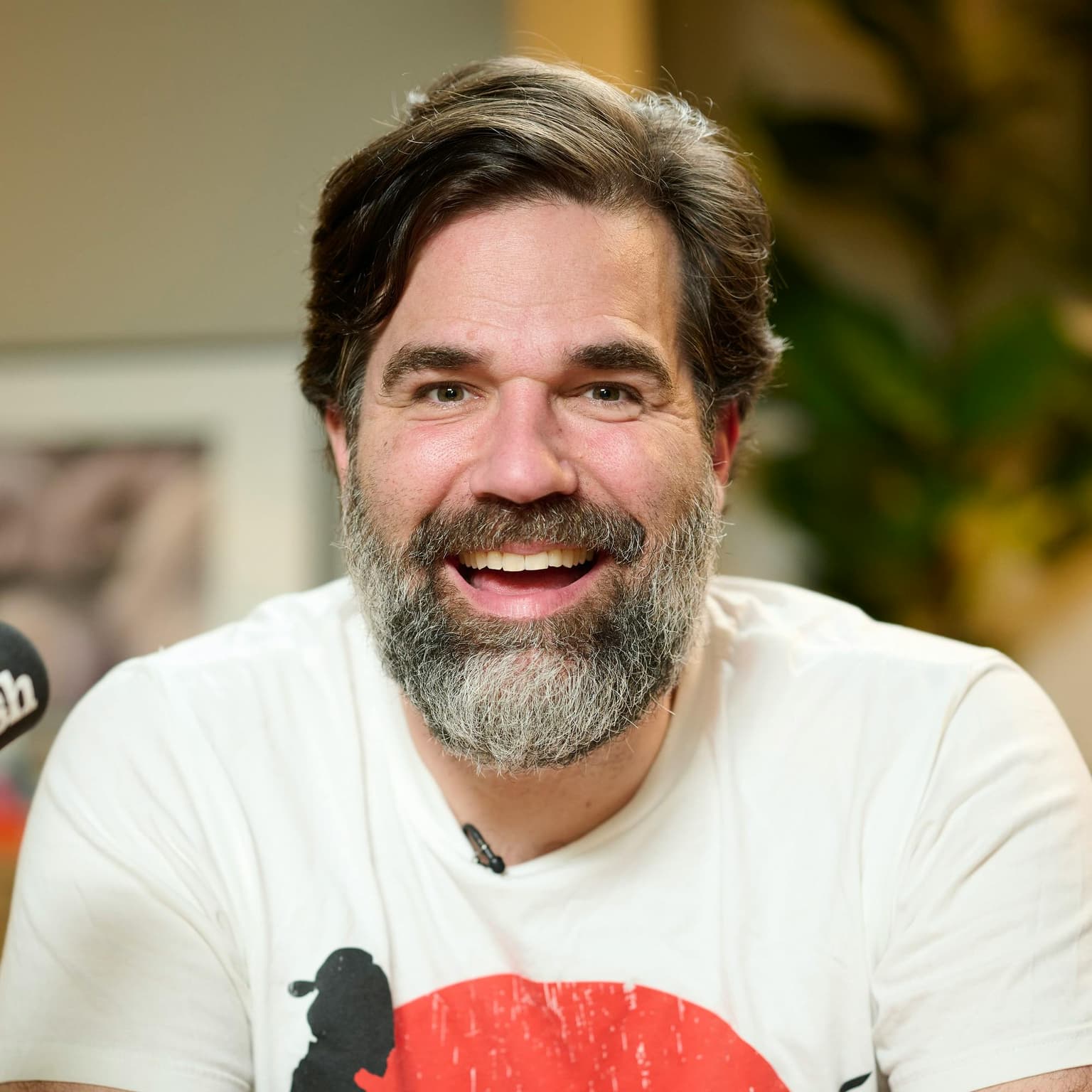 Rob Delaney and a braised leg of lamb with mint, parsley & almond pesto artwork