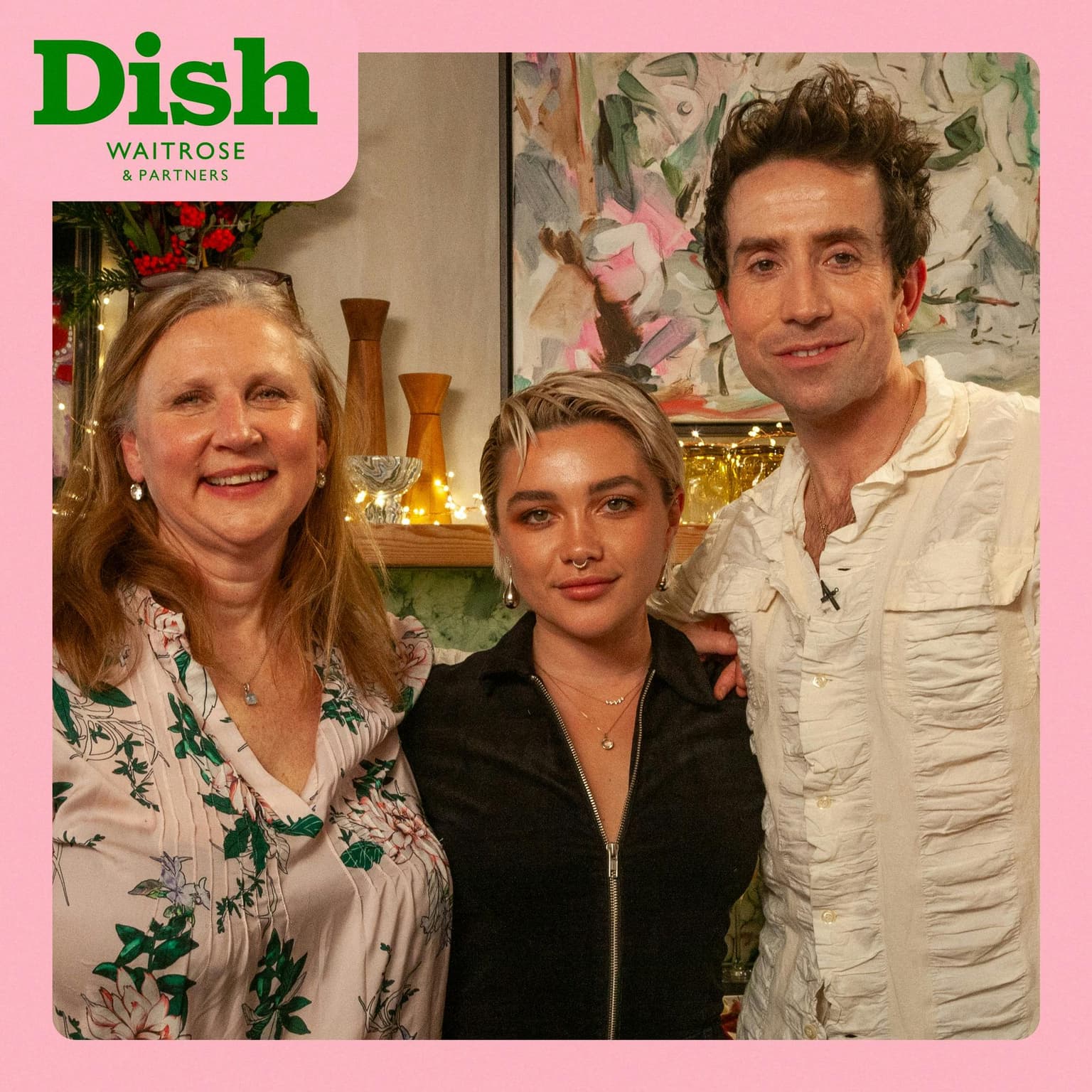 Florence Pugh, Christmas with an Italian twist artwork