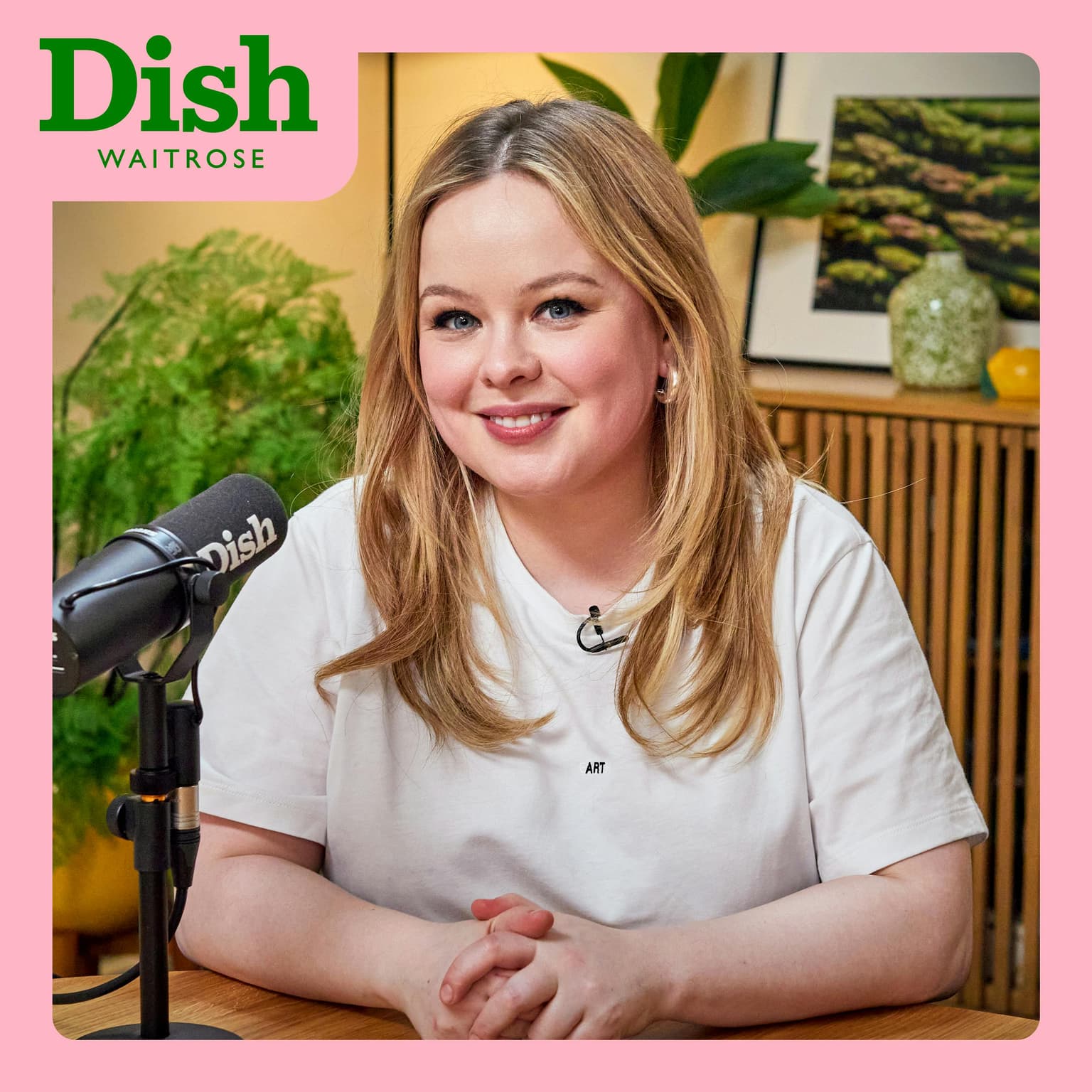 Nicola Coughlan savours our chipotle & lime roast chicken with smashed Jersey Royals artwork