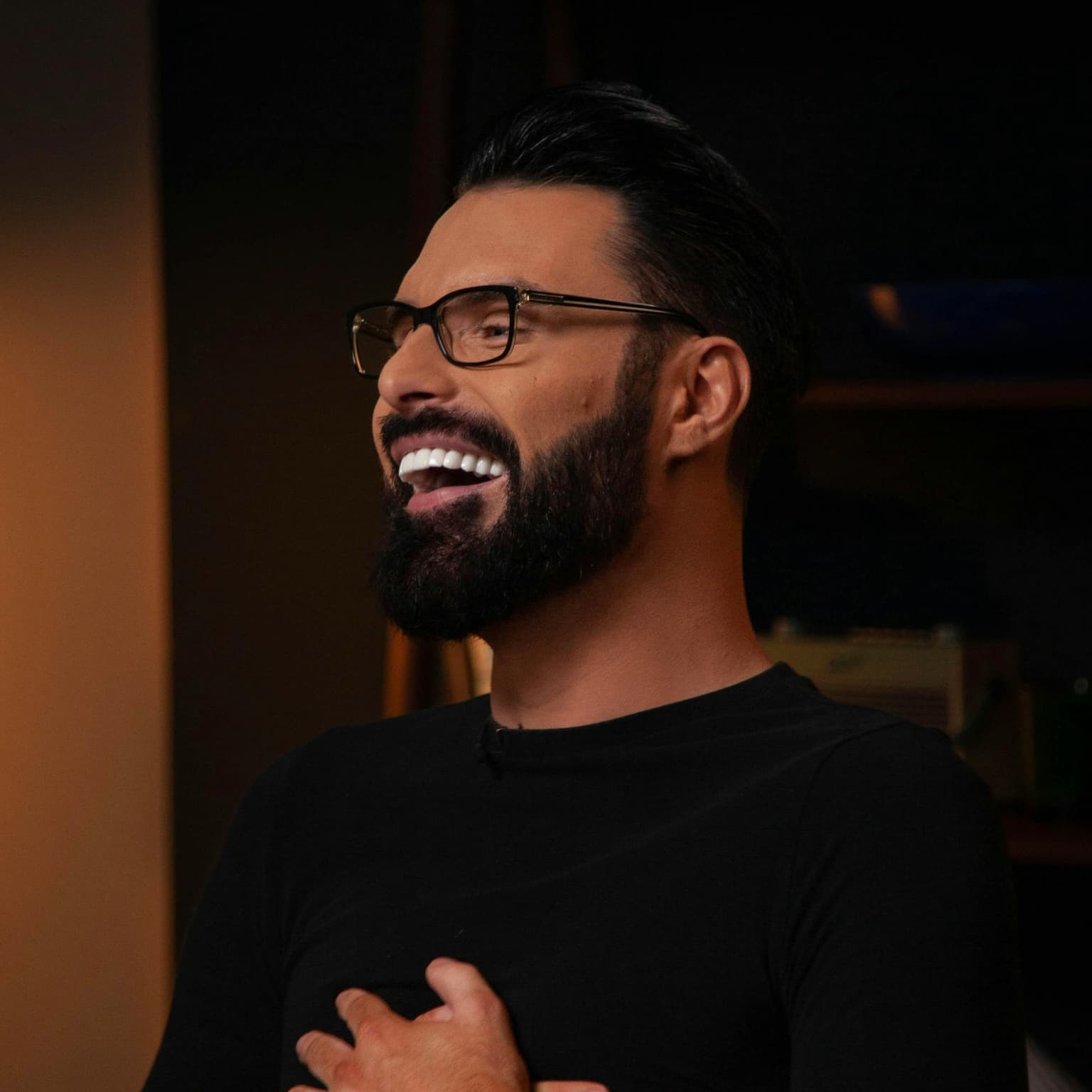 Rylan Clark, a burger and a beer artwork
