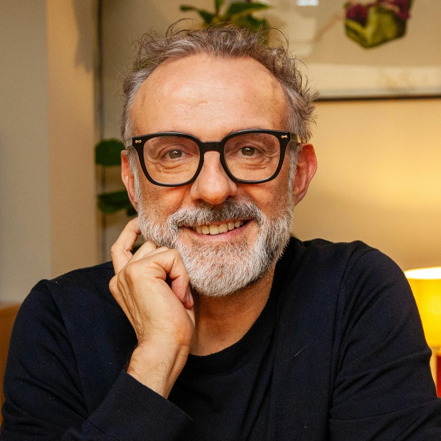 Massimo Bottura, a miso pork ramen and a pinot noir artwork