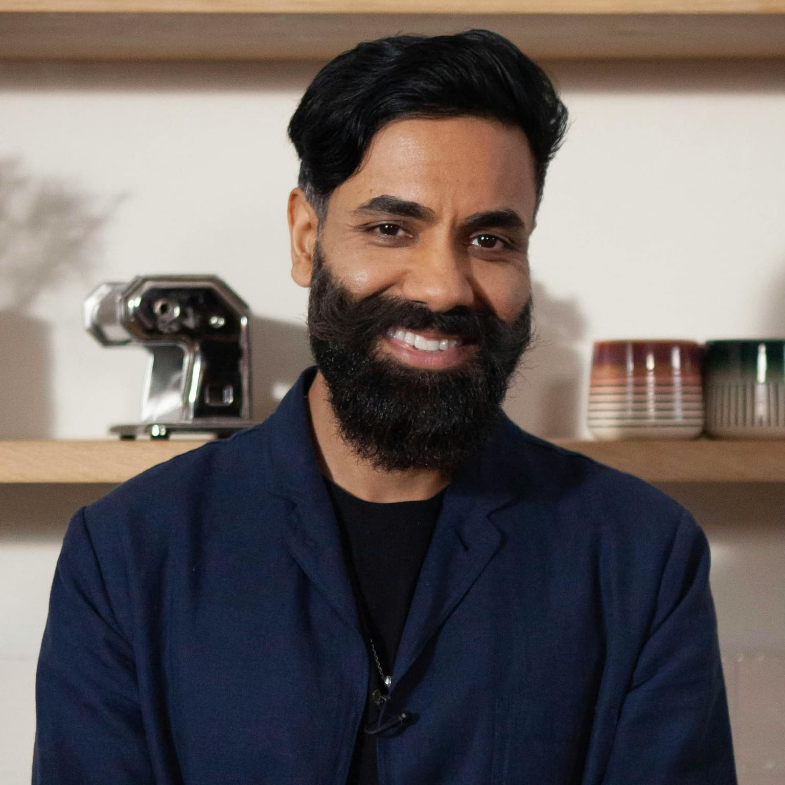 Paul Chowdhry and crab, broad bean & lemon pappardelle artwork