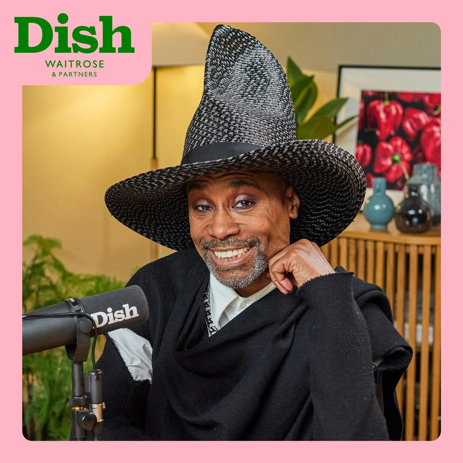 Billy Porter, Greek chicken with orzo and a fiery lime margarita artwork