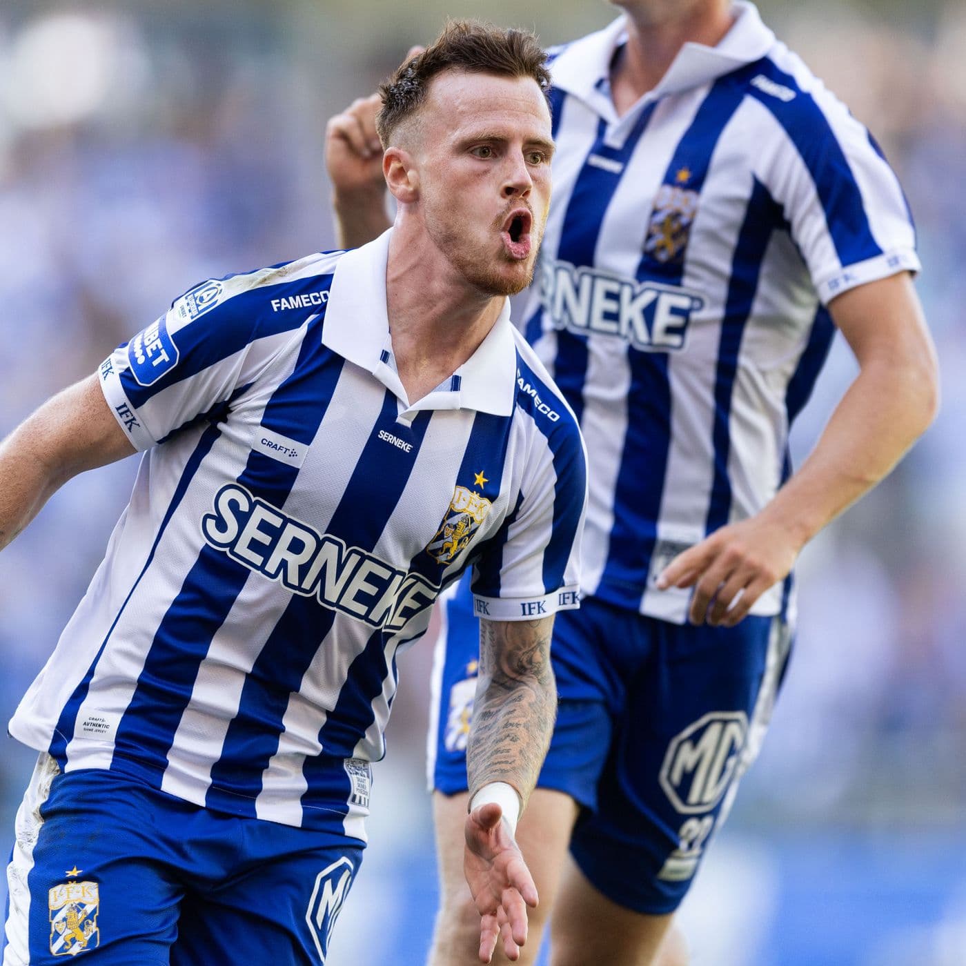 Nattsvart för AIK – guld och gröna skogar för IFK Göteborg artwork