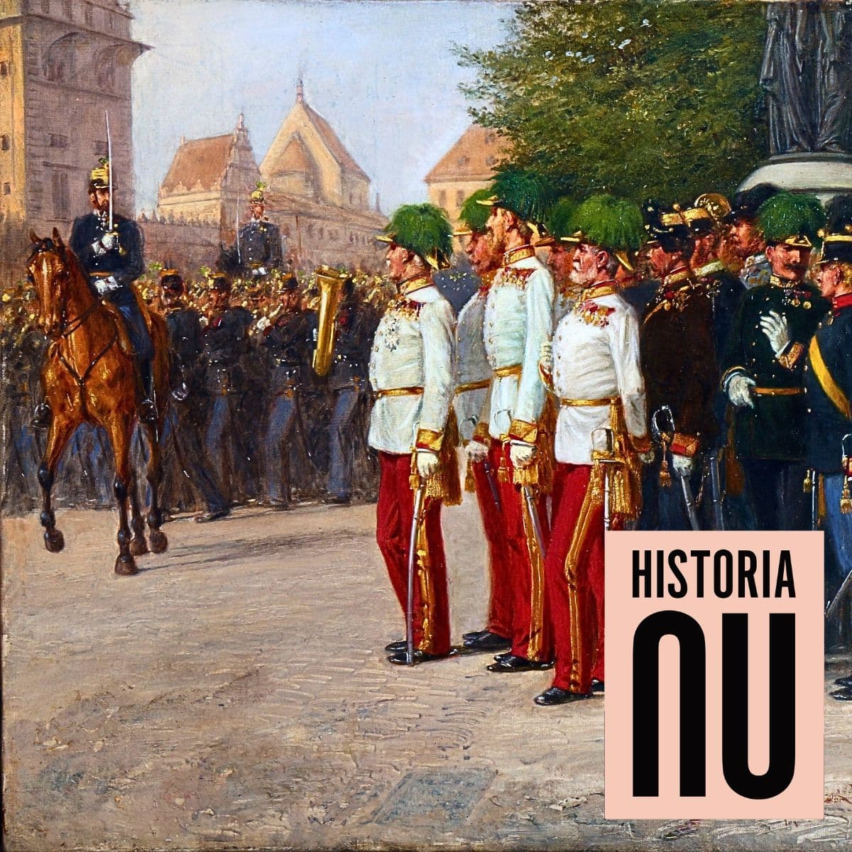 Dubbelmonarkin Österrike-Ungerns sammanbrott artwork