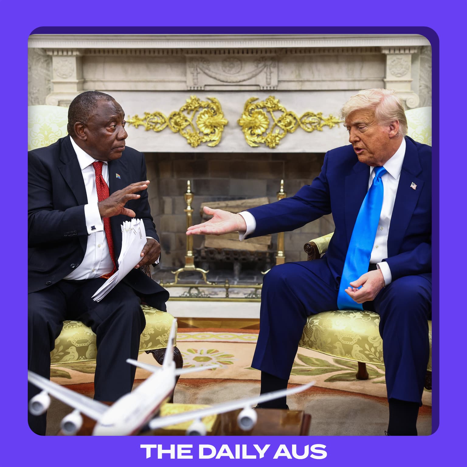Why has the U.S. granted white South Africans refugee status? artwork