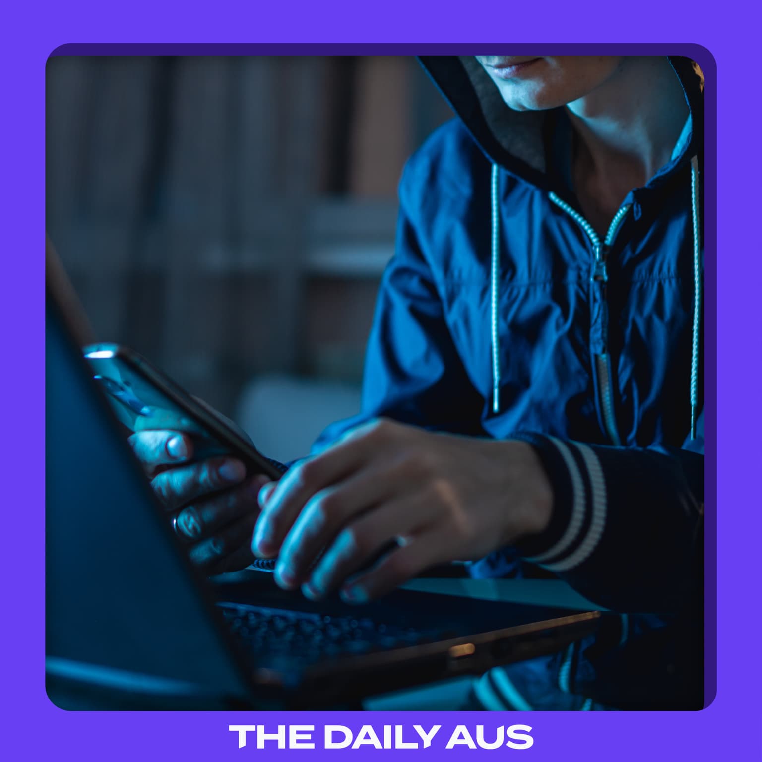The young Aussies being blackmailed online artwork