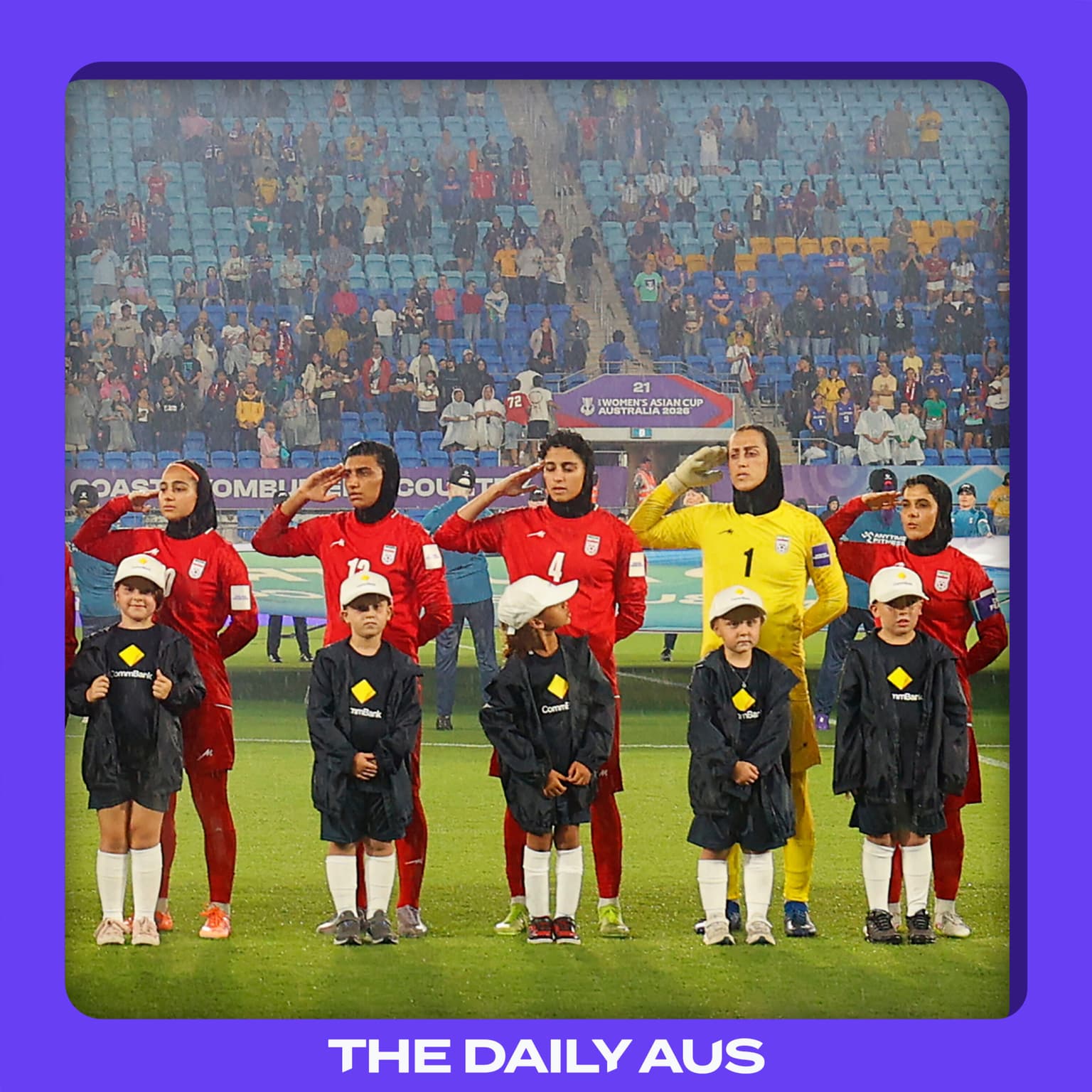 Why Australia gave Iran's footballers asylum artwork
