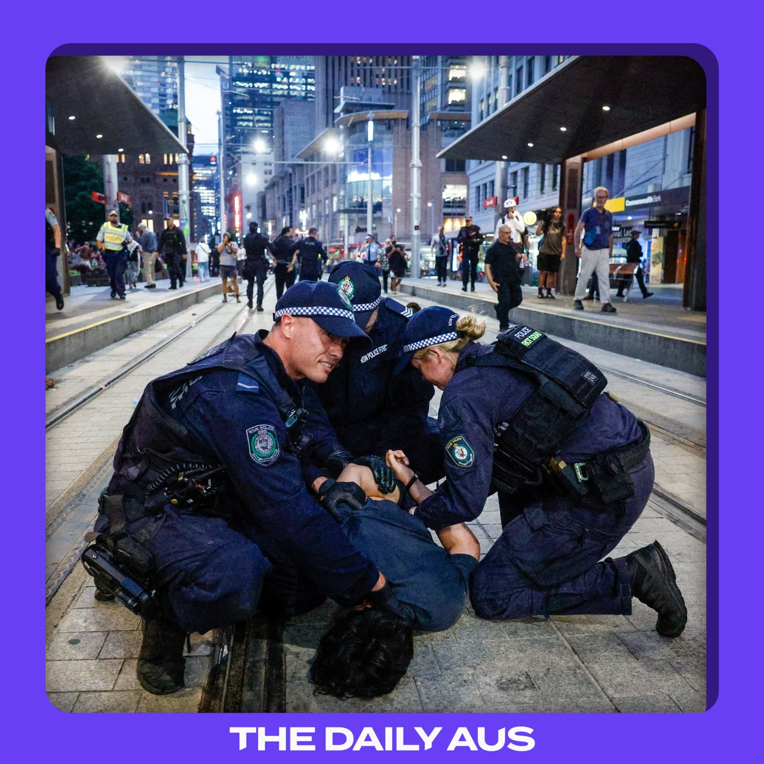 The brutality claims against NSW Police artwork