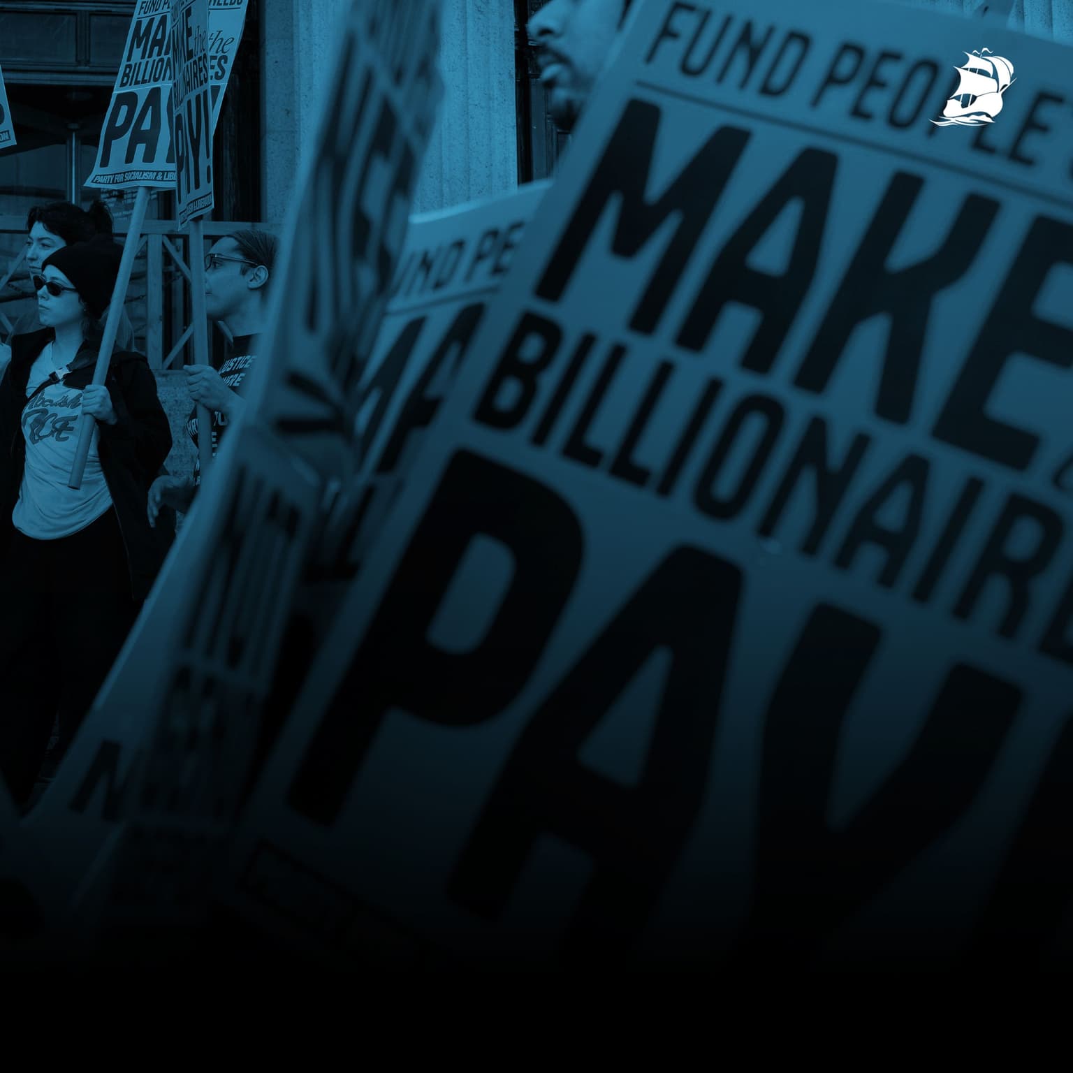 Morris Katz: Tax the Billionaires artwork
