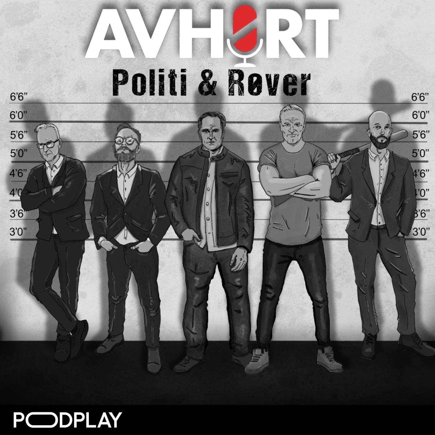 Politi & Røver: Turnéslipp artwork