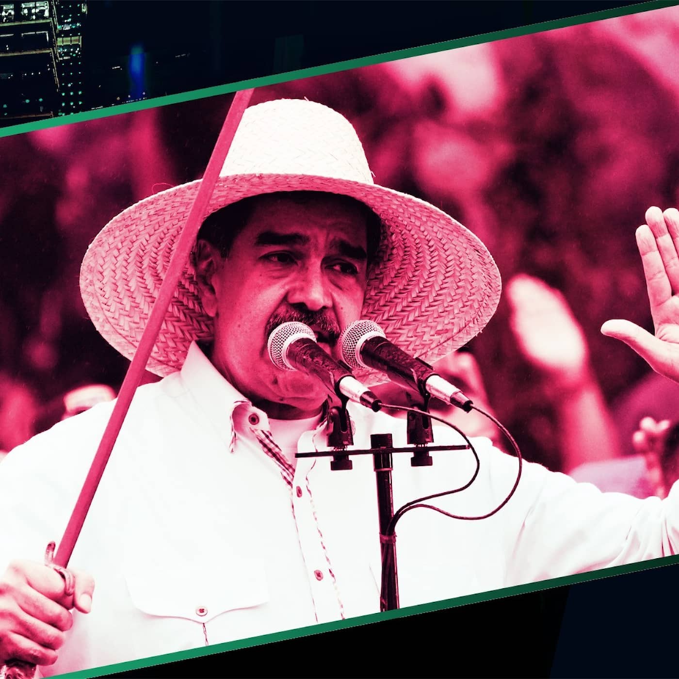 Nicolás Maduro – vägrar släppa makten i Venezuela artwork