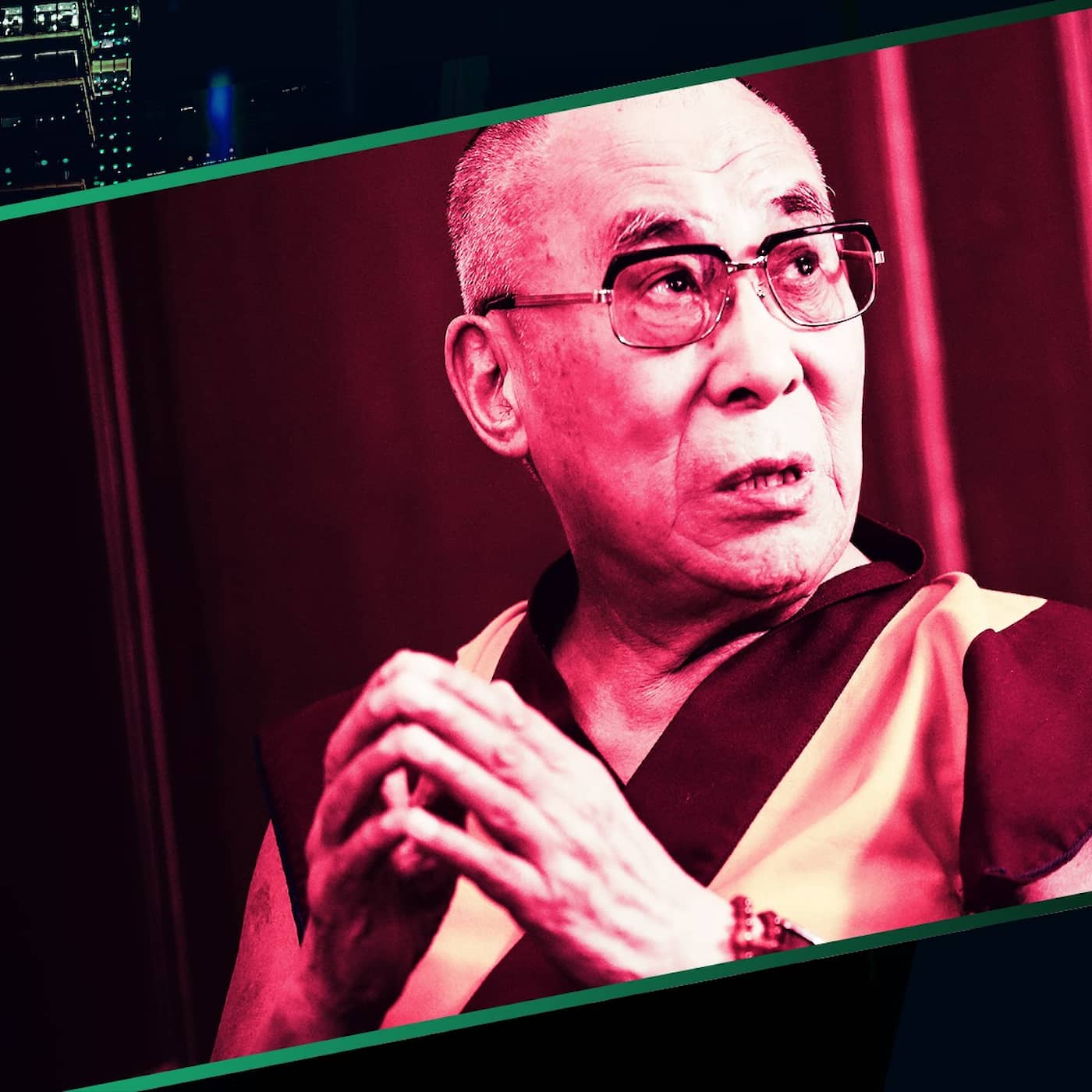 Dalai Lama – frihetssymbol i exil och västvärldens lyckoguru artwork