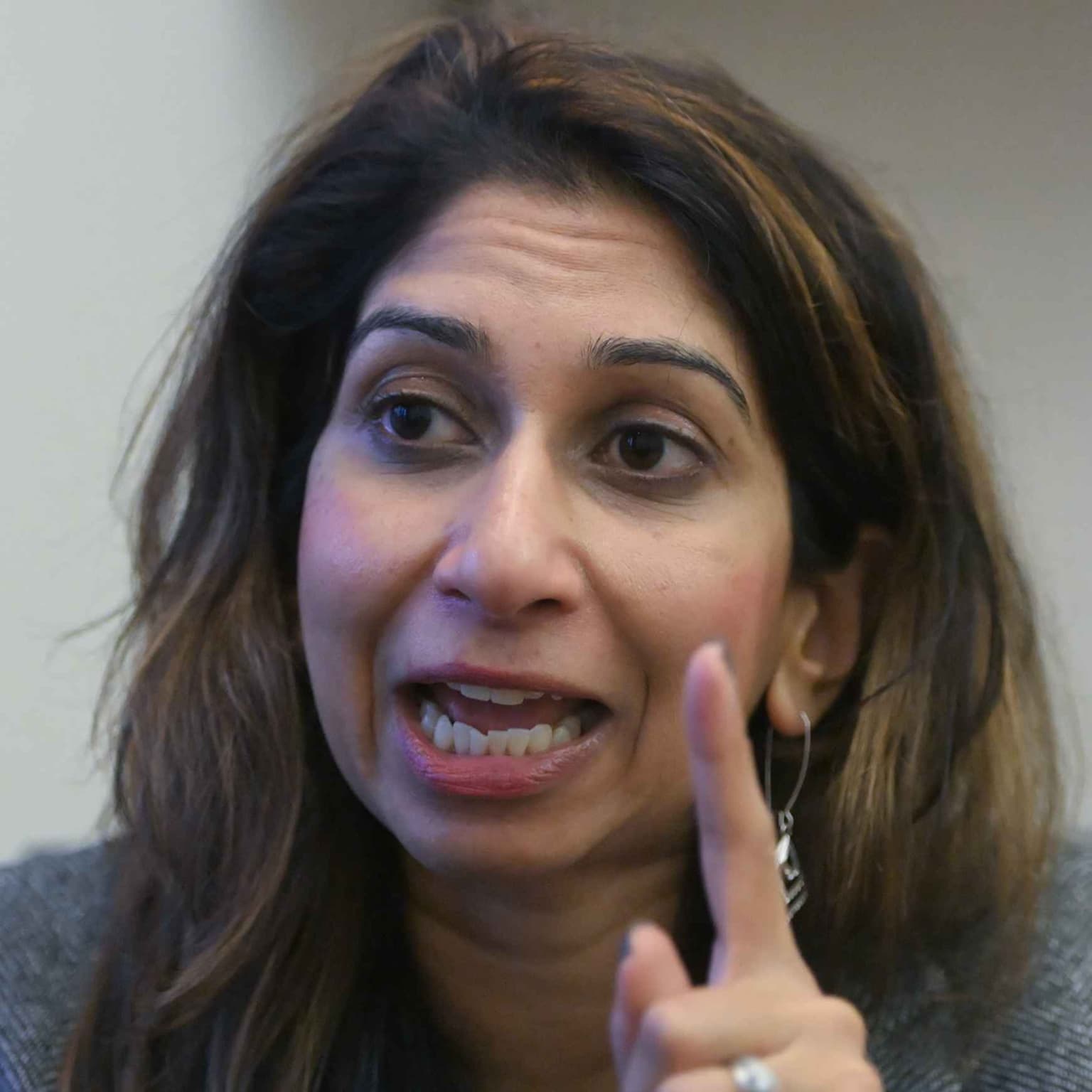 Suella Braverman: Sunak didn't want to stop the boats. We need net zero migration artwork