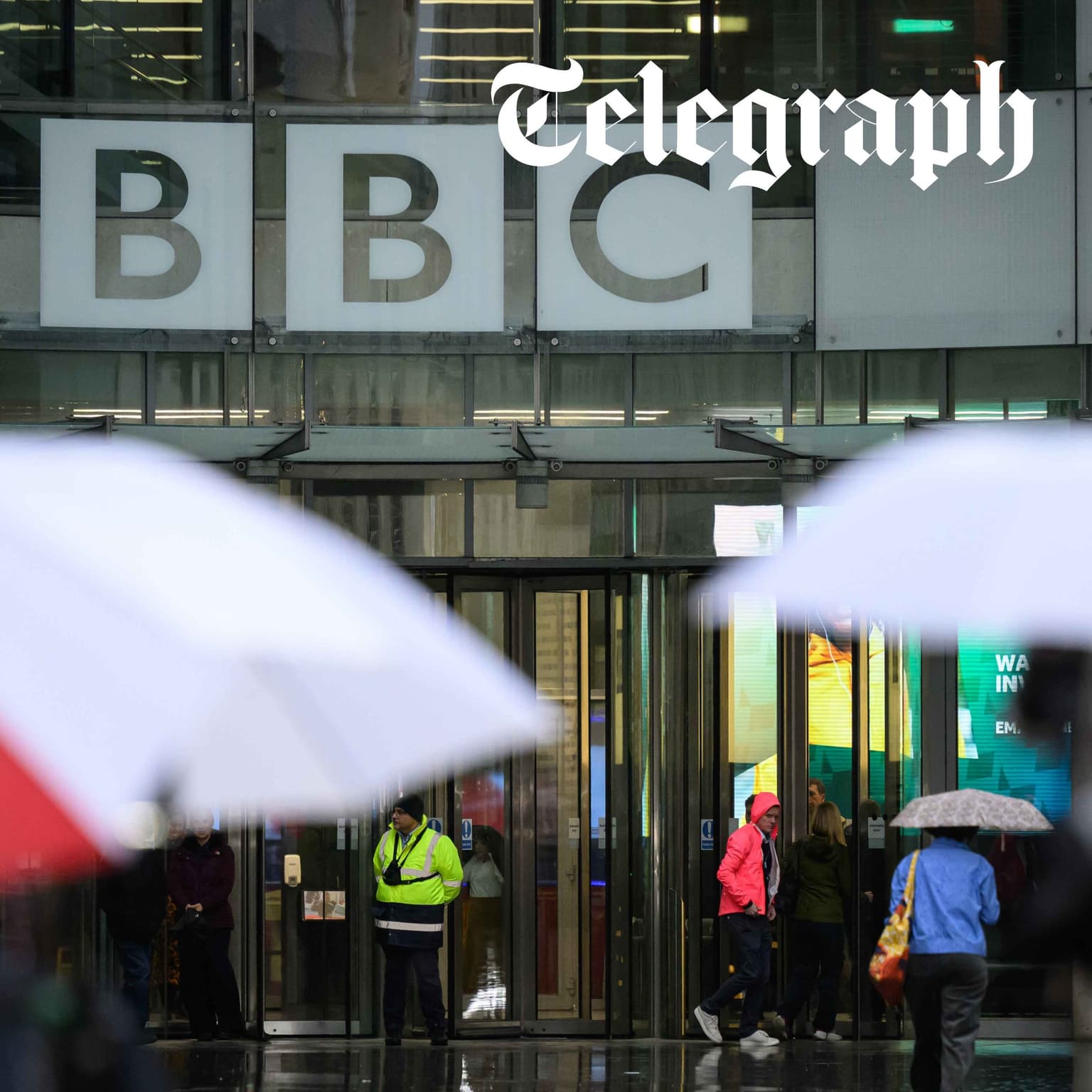 BBC facing existential crisis as Trump threatens to sue artwork