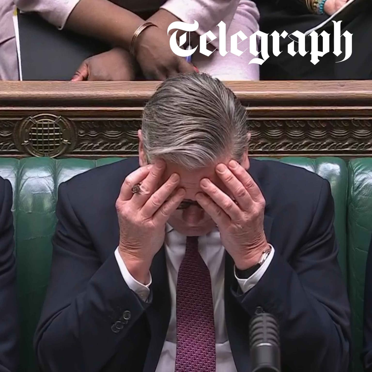 PMQs chaos as Reform storms out over ‘arrogant’ Starmer artwork