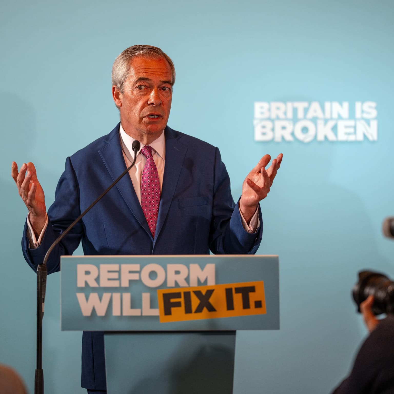 Is multiculturalism dead? Nigel Farage speaks to The Daily T in Dover artwork