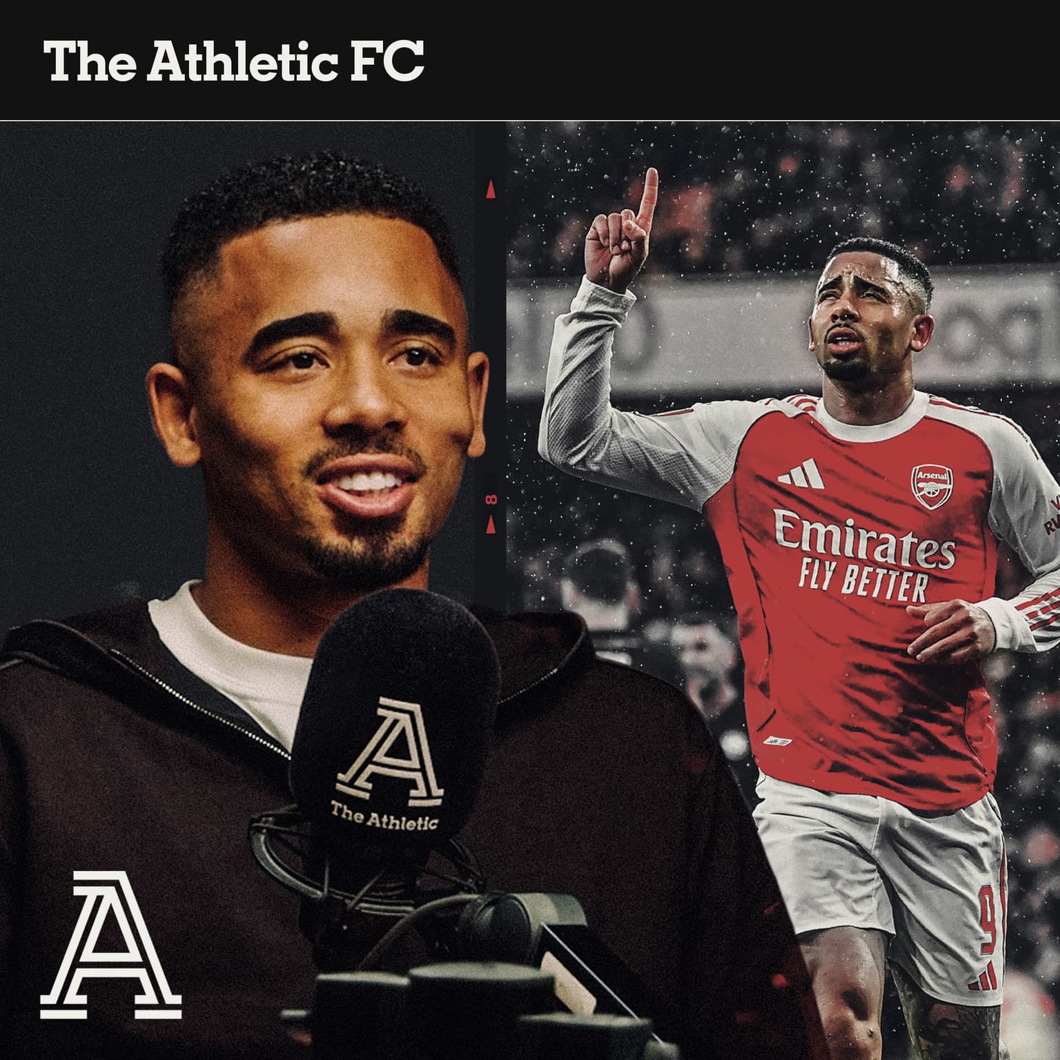 Gabriel Jesus interview: Arteta vs Guardiola, Arsenal's title race & more artwork