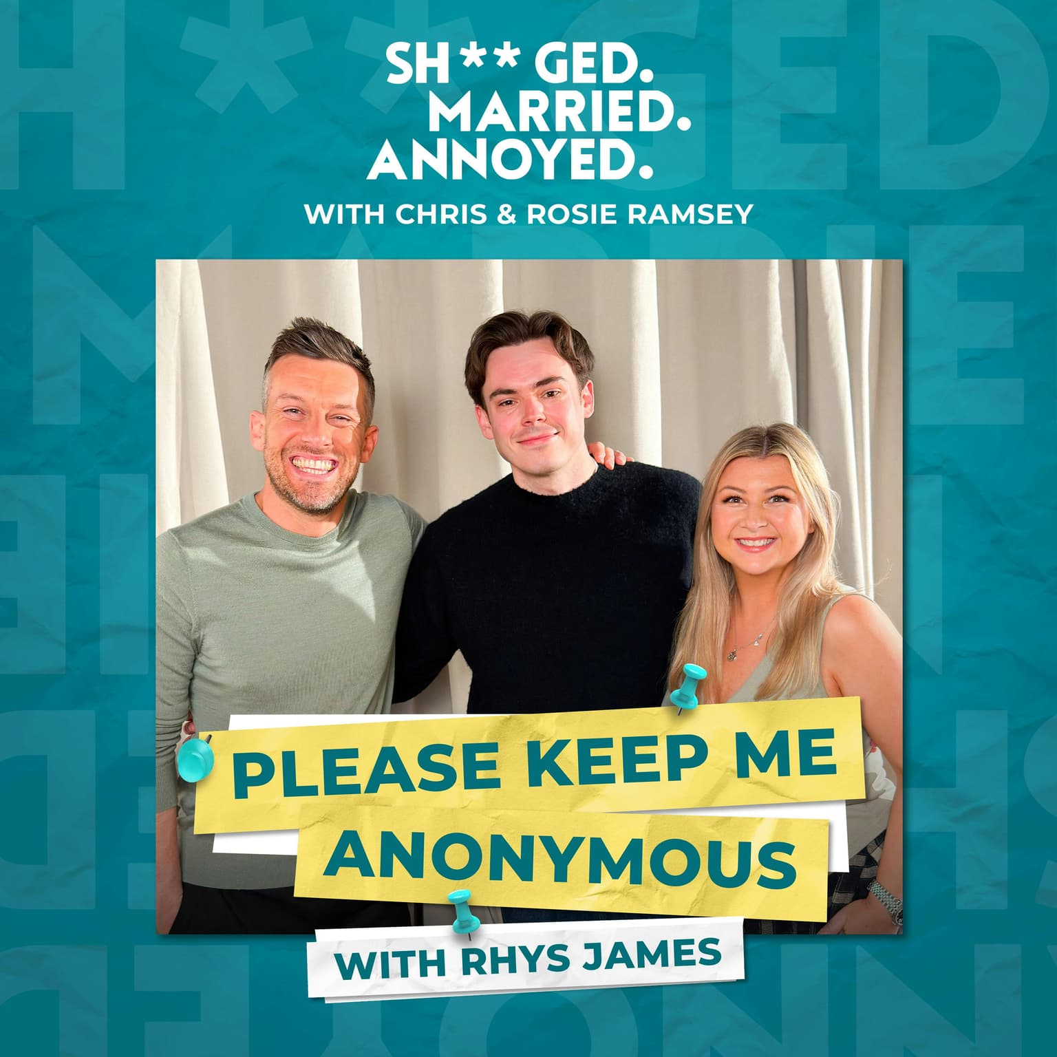 Please Keep Me Anonymous with Rhys James artwork