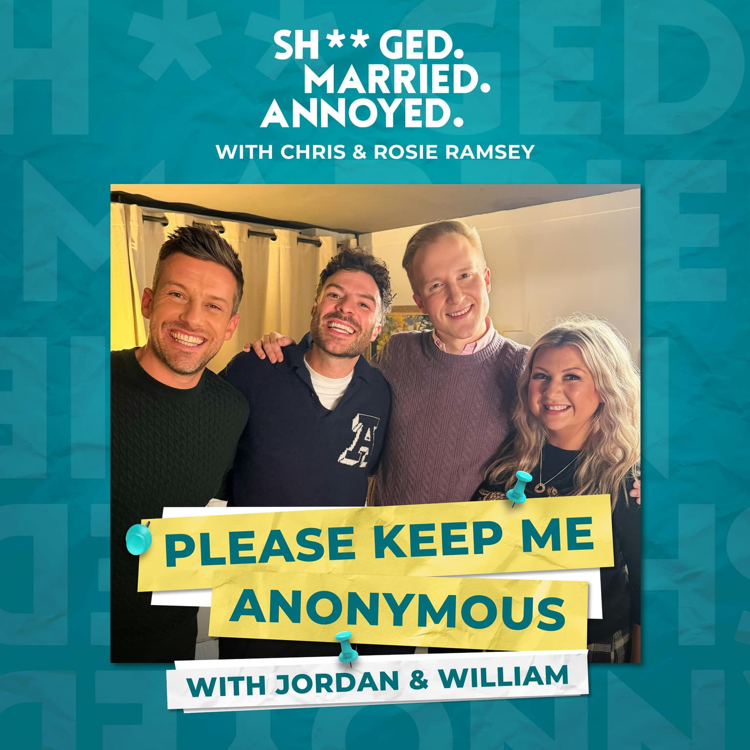 Please Keep Me Anonymous with Jordan North and William Hanson artwork