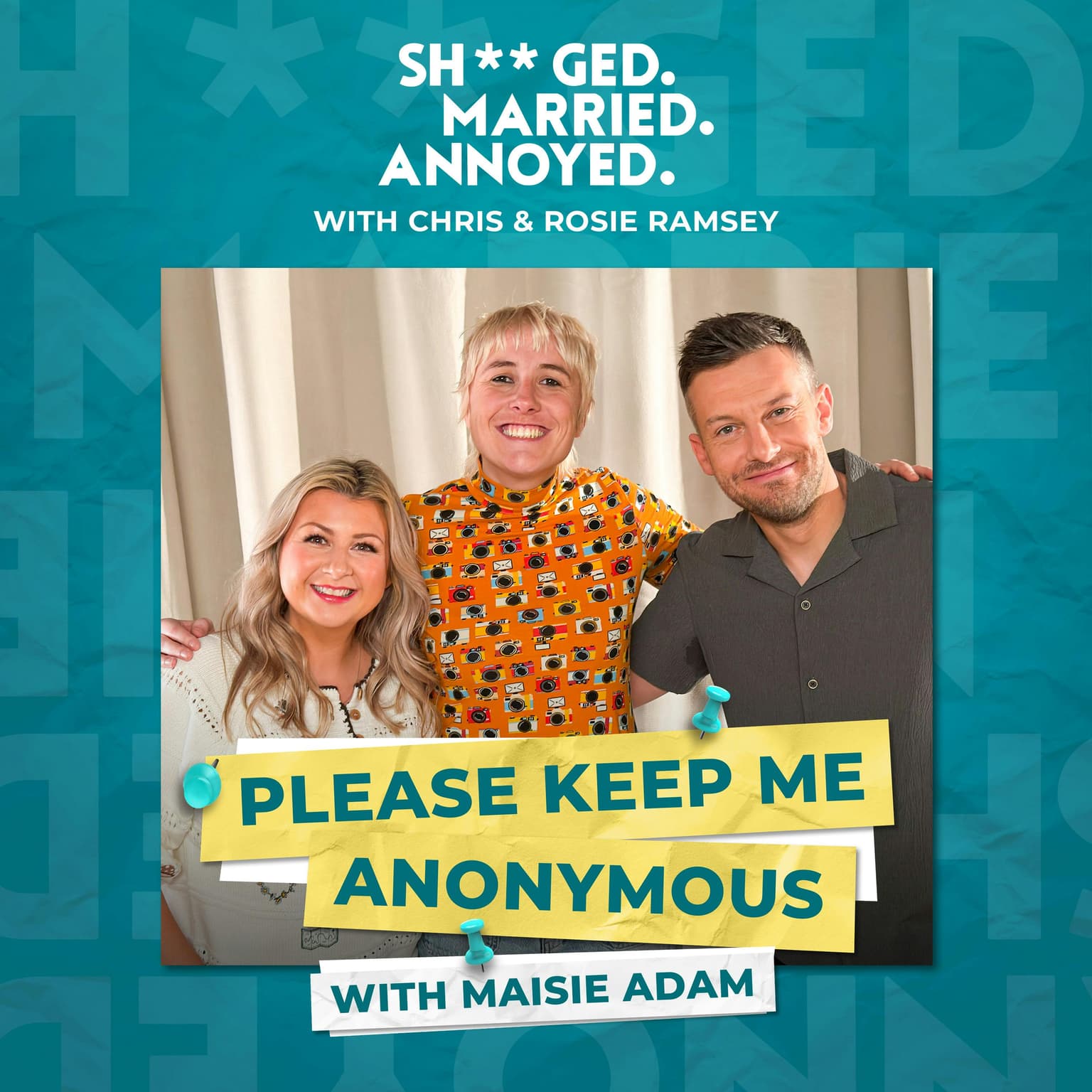 Please Keep Me Anonymous with Maisie Adam artwork