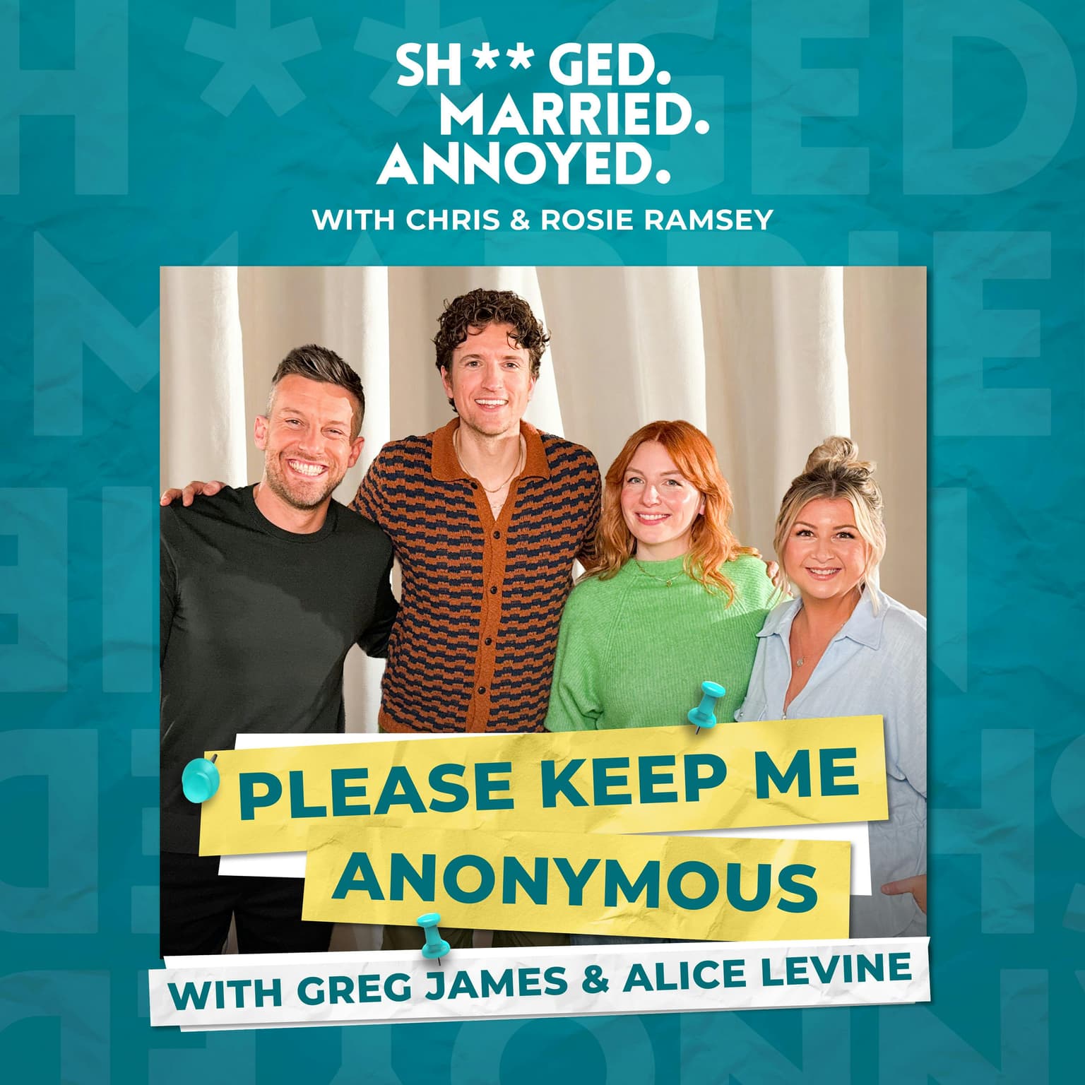 Please Keep Me Anonymous with Greg James and Alice Levine artwork