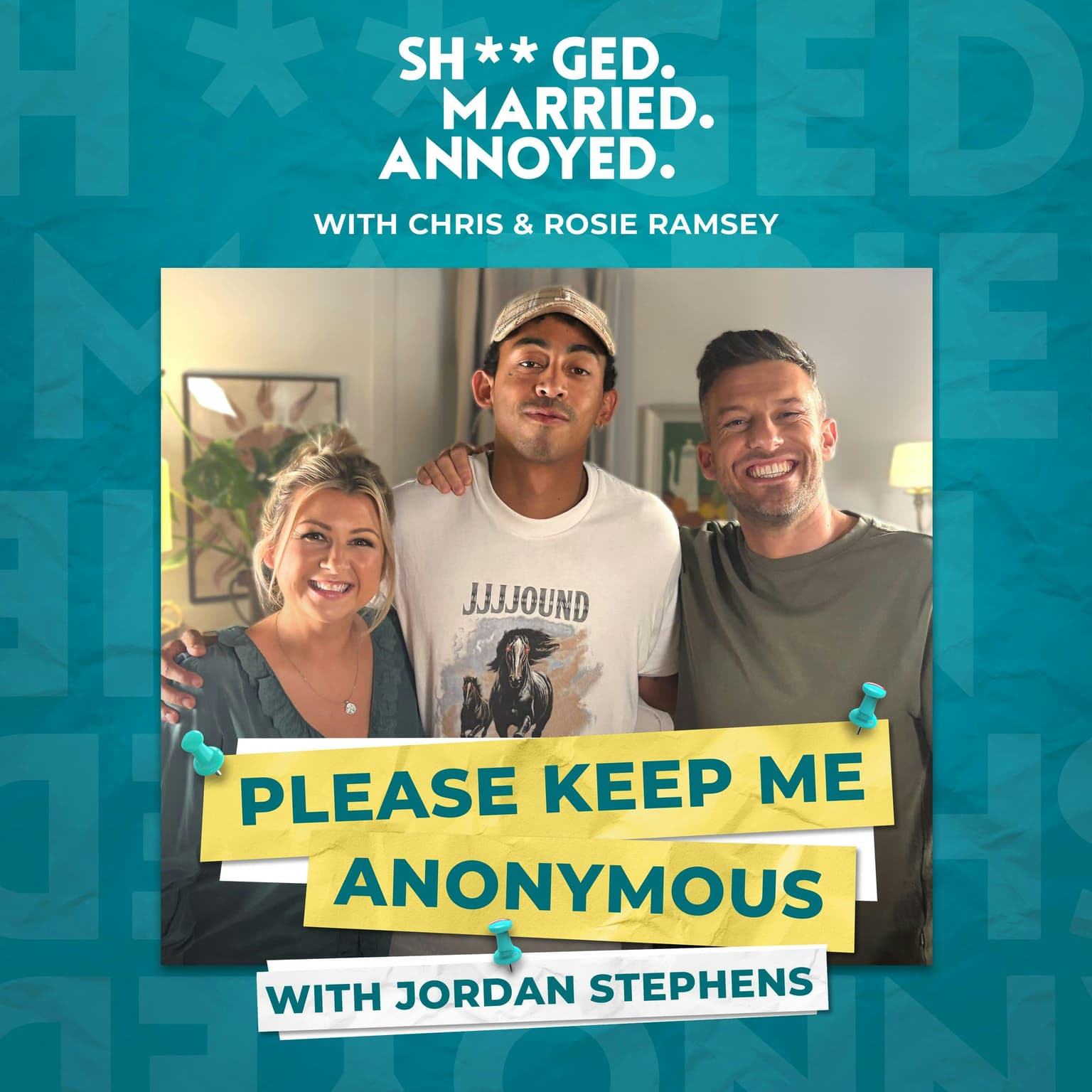 Please Keep Me Anonymous with Jordan Stephens artwork