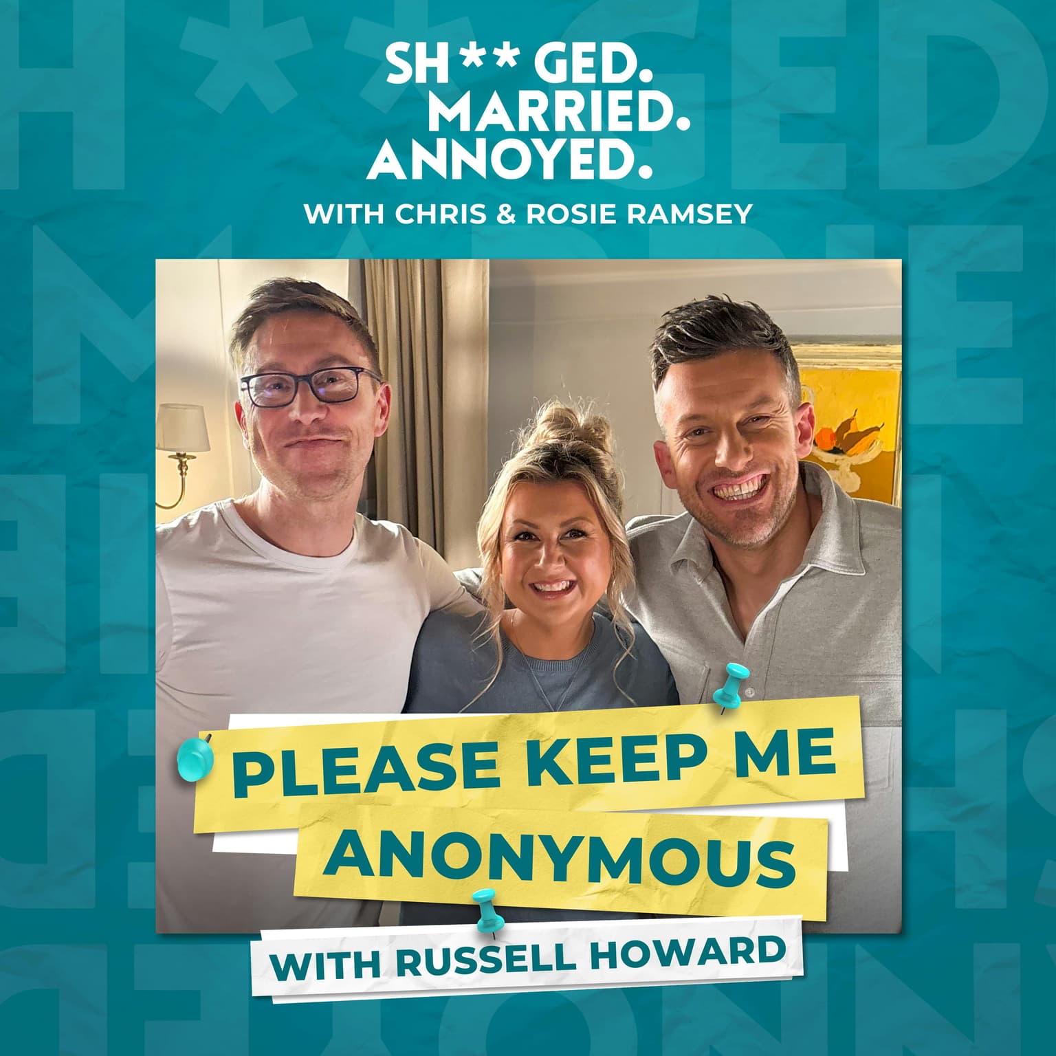 Please Keep Me Anonymous with Russell Howard artwork
