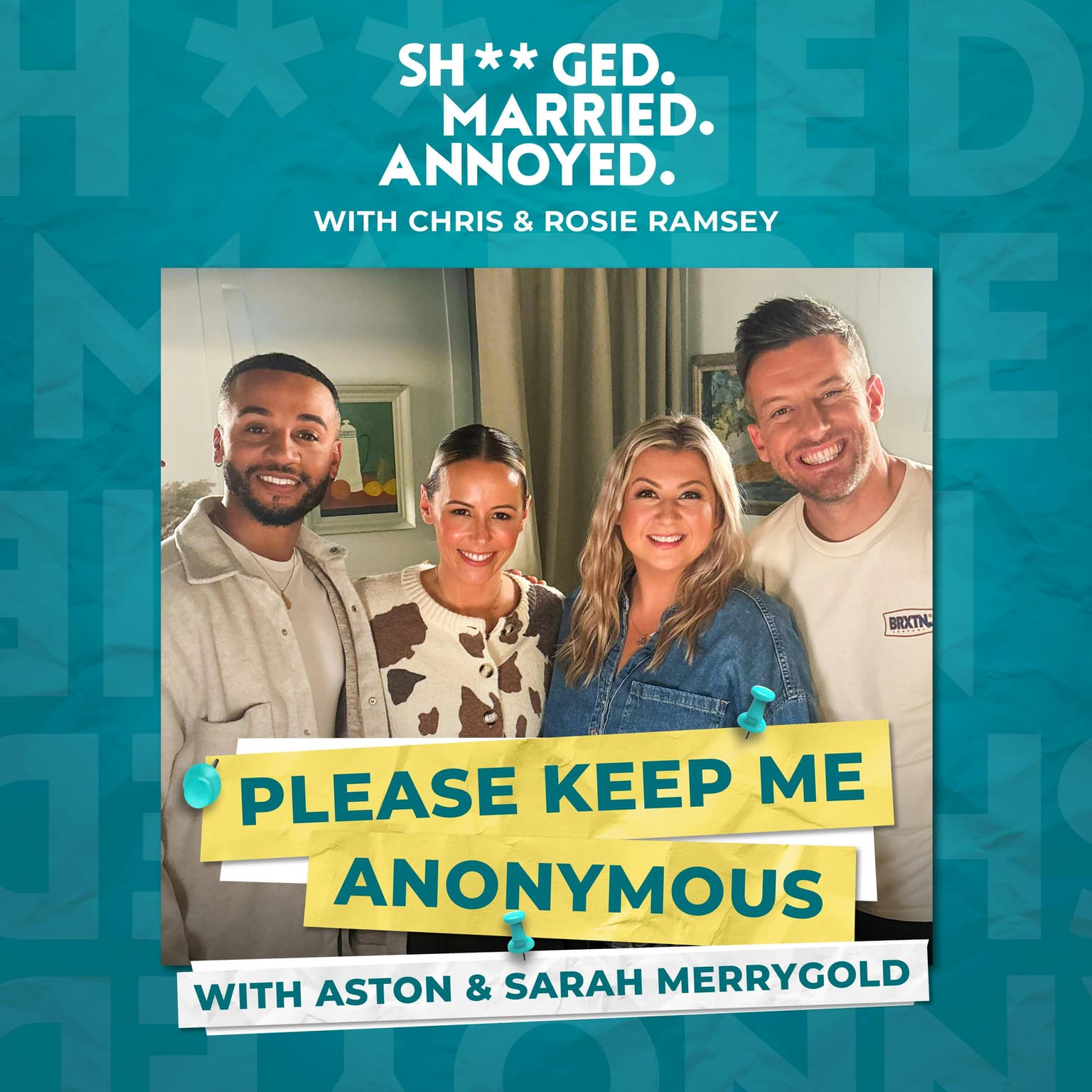 Please Keep Me Anonymous with Aston and Sarah Merrygold artwork