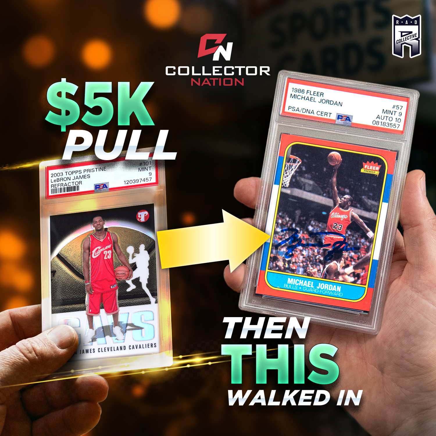 $5K LeBron Pull… Then a Jordan Rookie Walked Into the Shop artwork