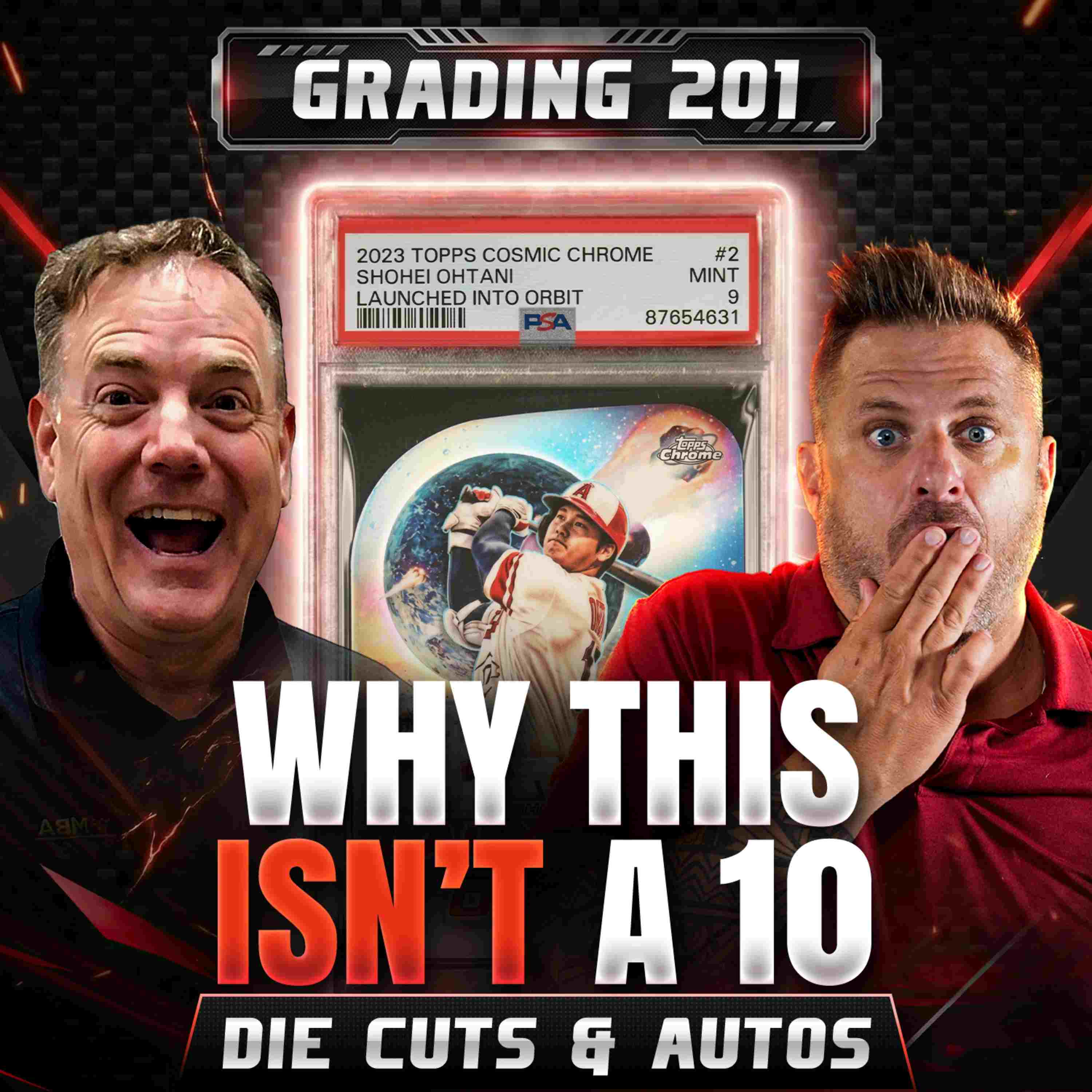 Grading 201: Why Pack-Fresh Cards Still Miss a 10 | Mike Baker artwork