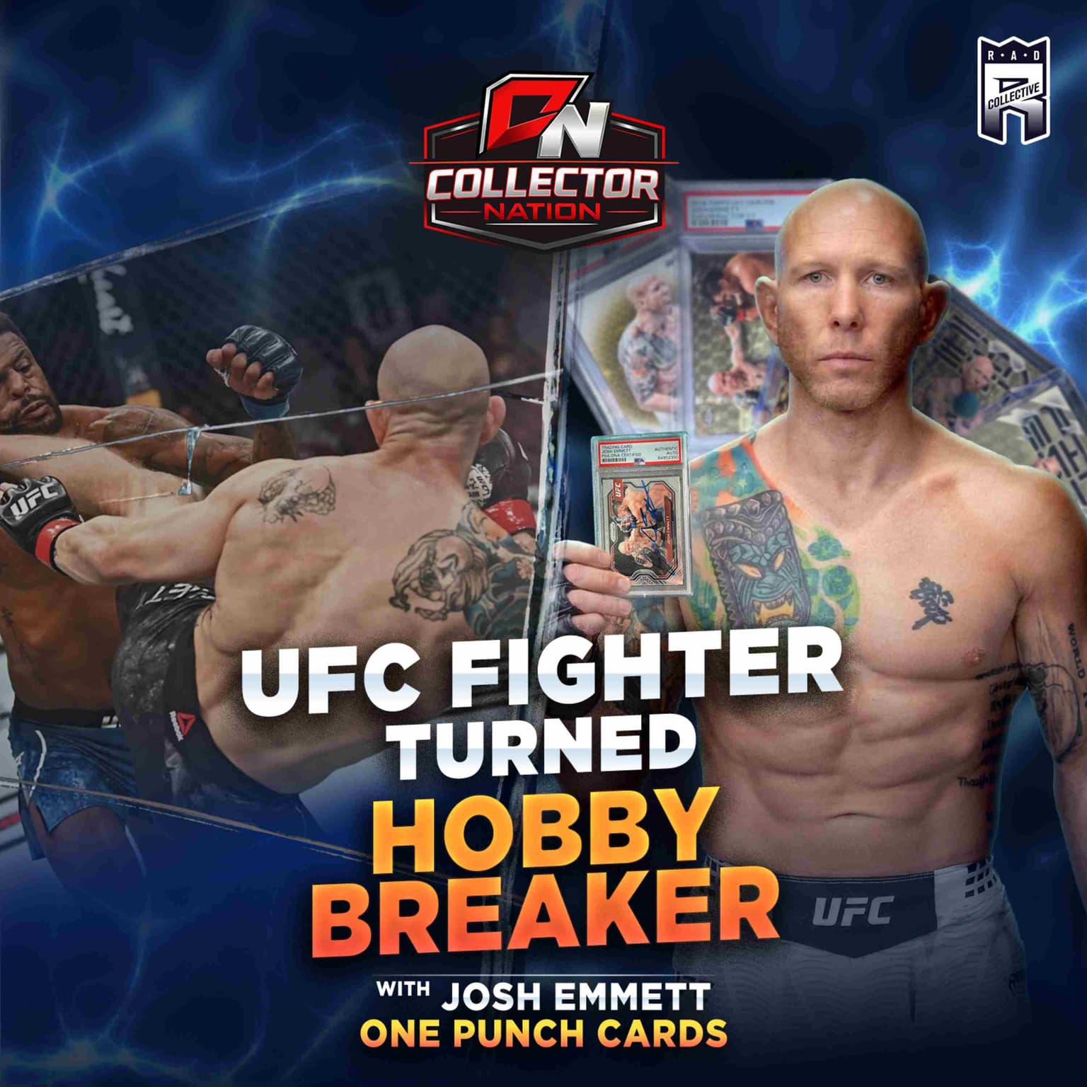 UFC Fighter Turned Hobby Breaker: Josh Emmett on Building One Punch Cards artwork