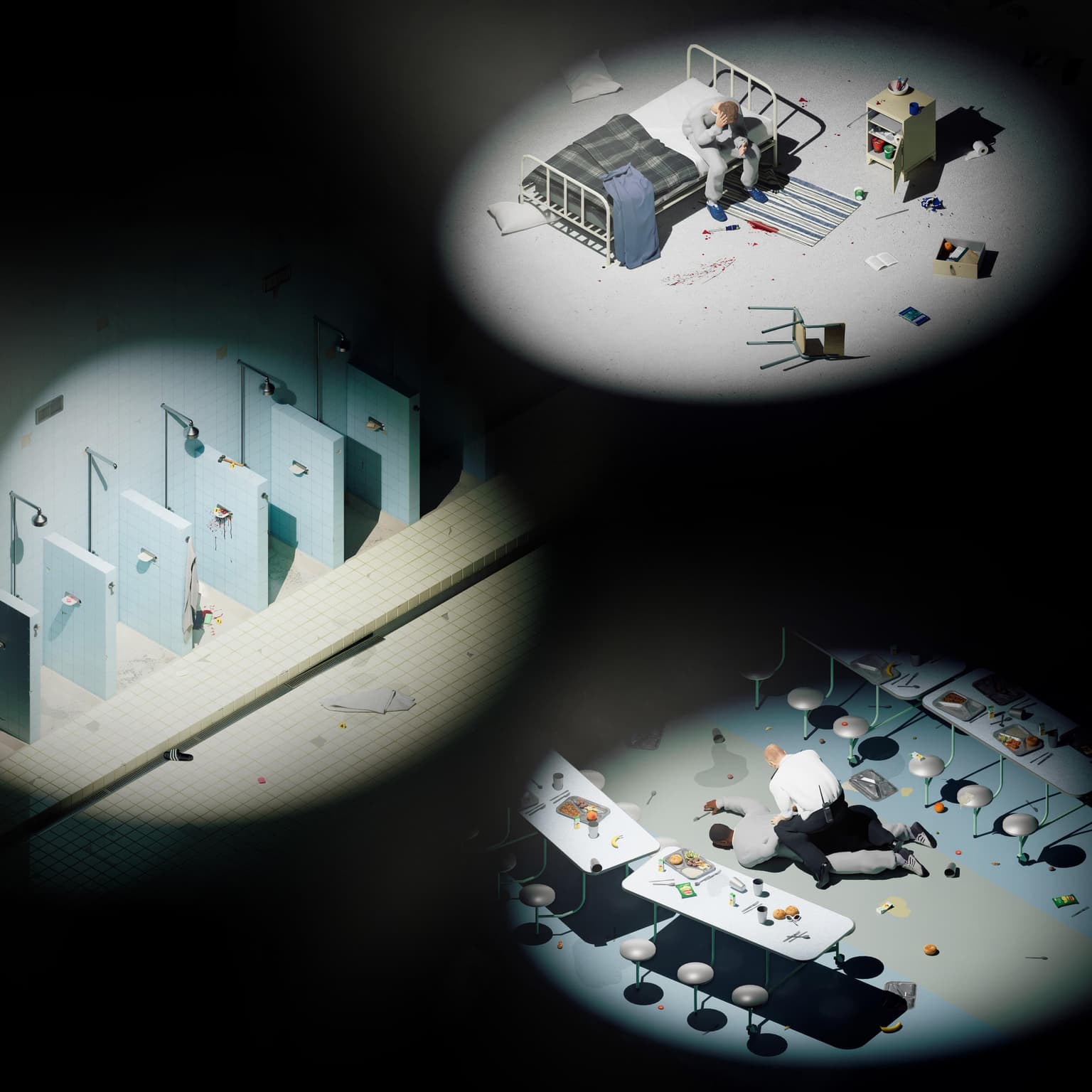 Death on the inside: as a prison officer, I saw how the system perpetuates violence artwork