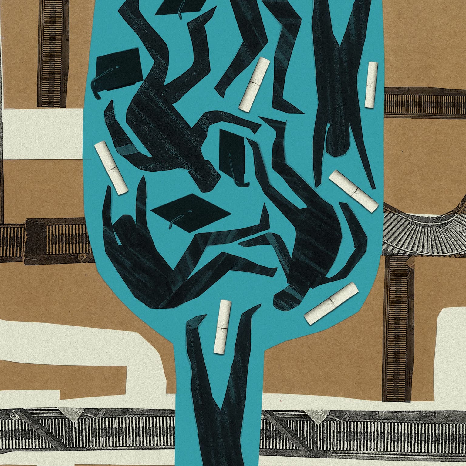 ‘I see it as trafficking’: the brutal reality of life as a foreign student in the UK artwork