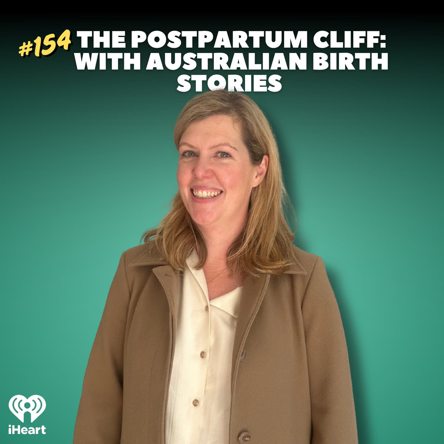 #154 The Postpartum Cliff With Australian Birth Stories Sophie Walker artwork