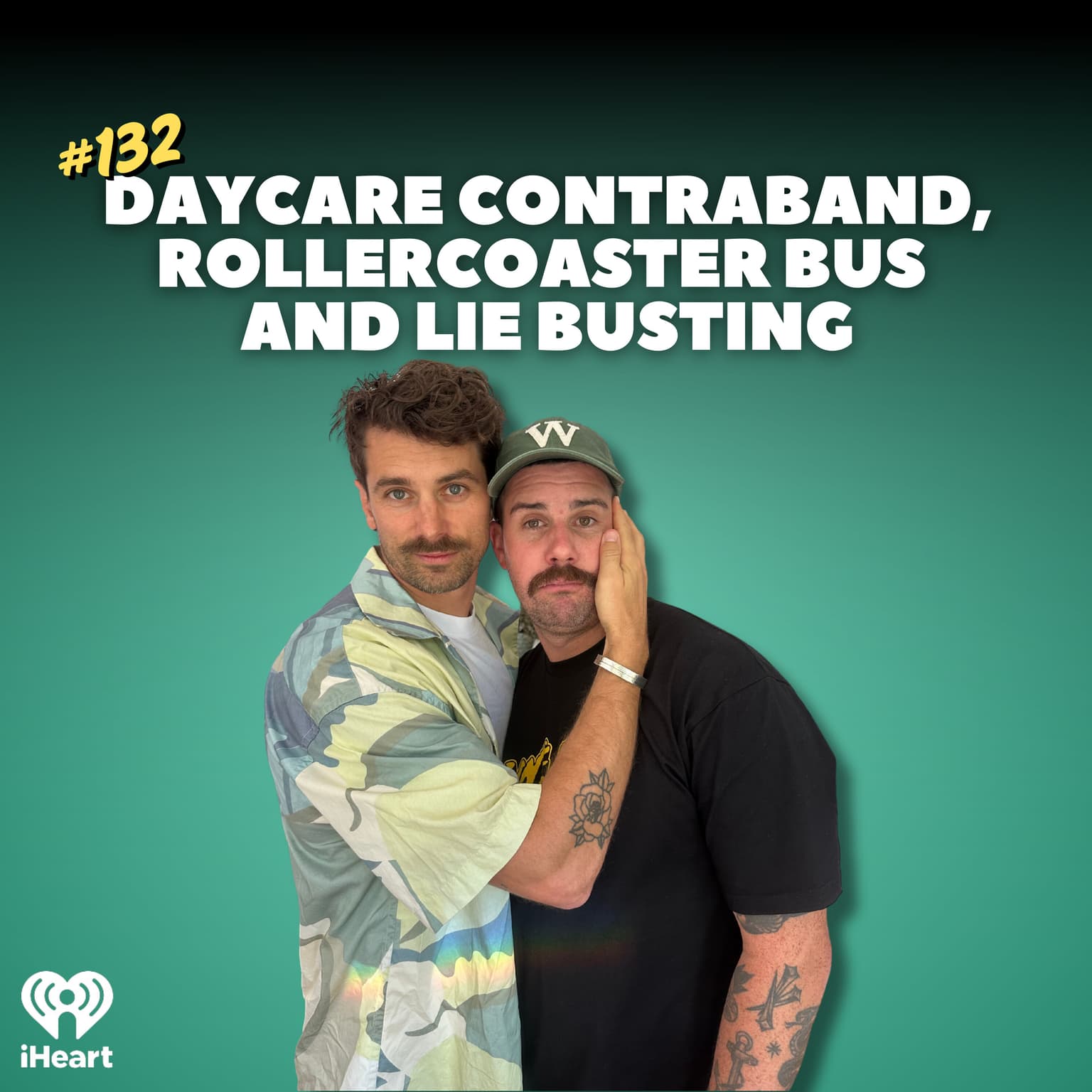 #132 Daycare Contraband, Rollercoaster Bus And Lie Busting artwork