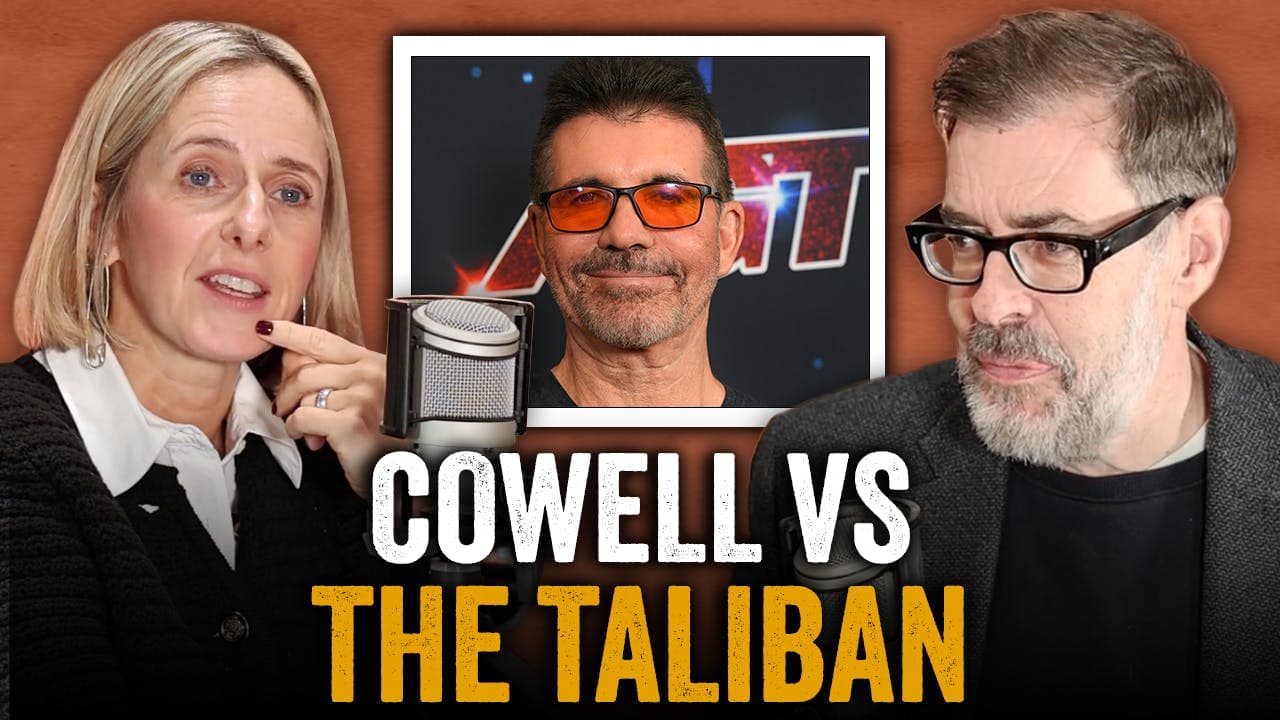 Simon Cowell vs The Taliban artwork